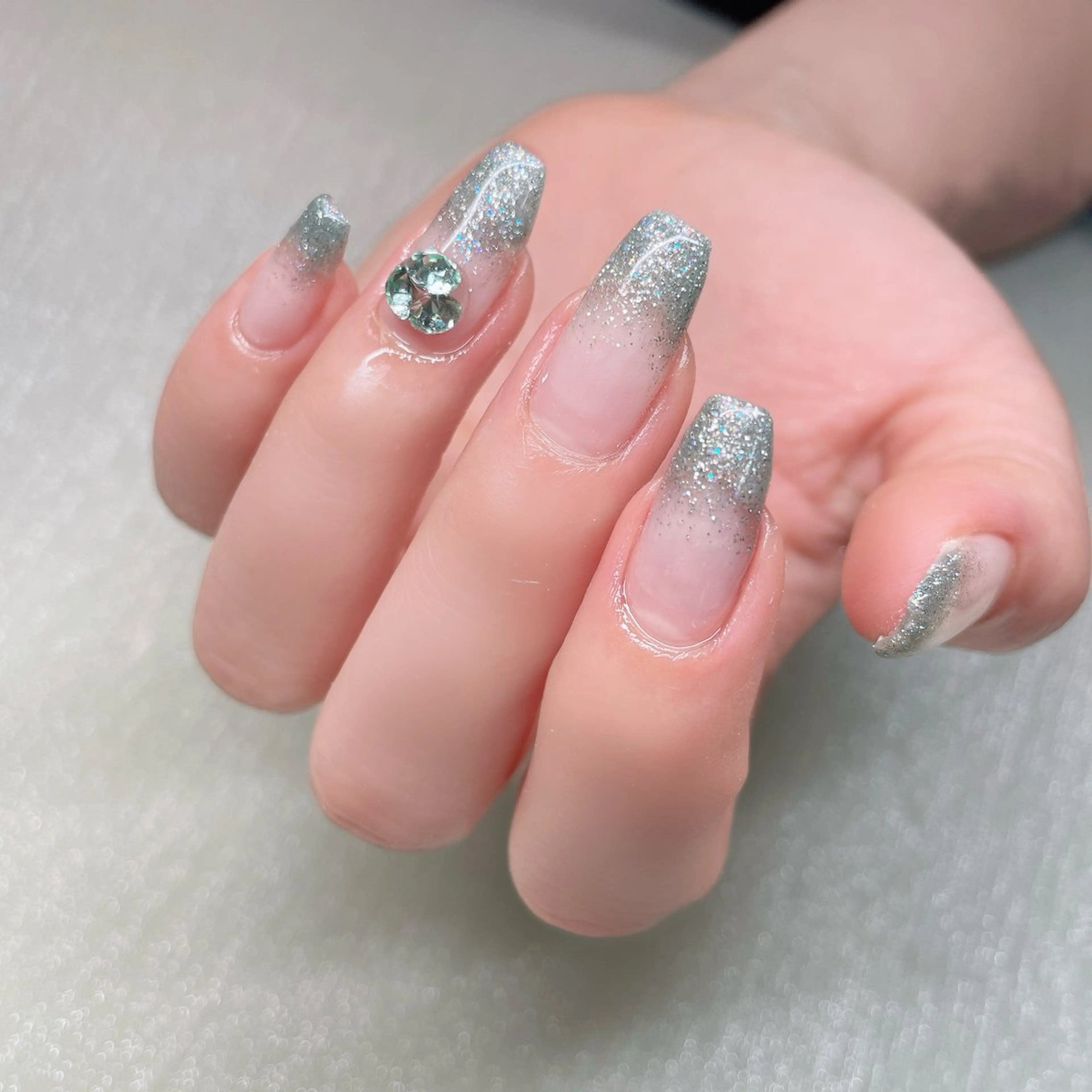 ネイル 長さ出し ハンドネイル Nailist suzuのネイルデザイン