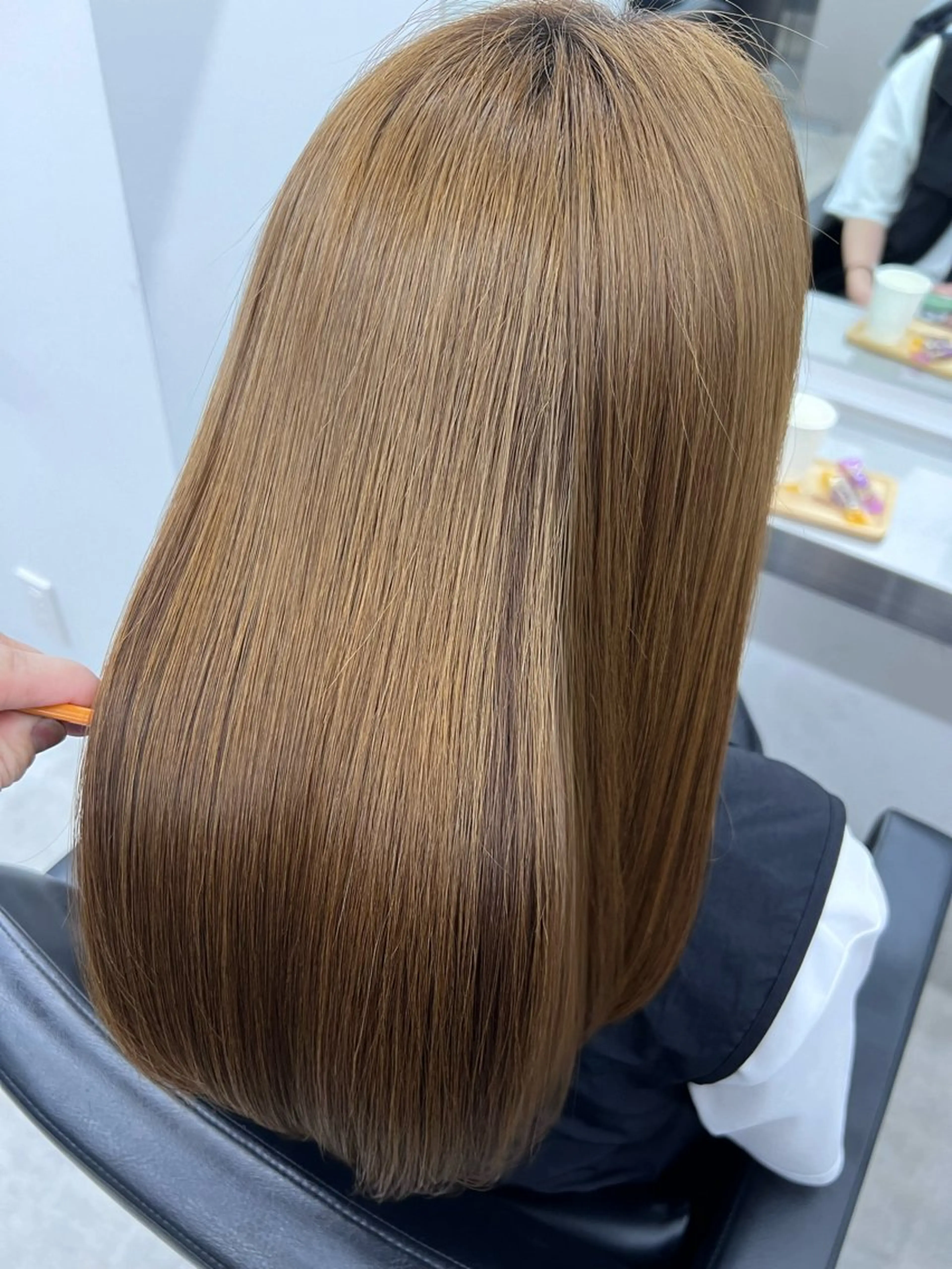 🌟期間限定クーポン🌟🉐カット　カラー　髪質改善ウルトワ水素トリートメント💜超音波ケアプロの写真