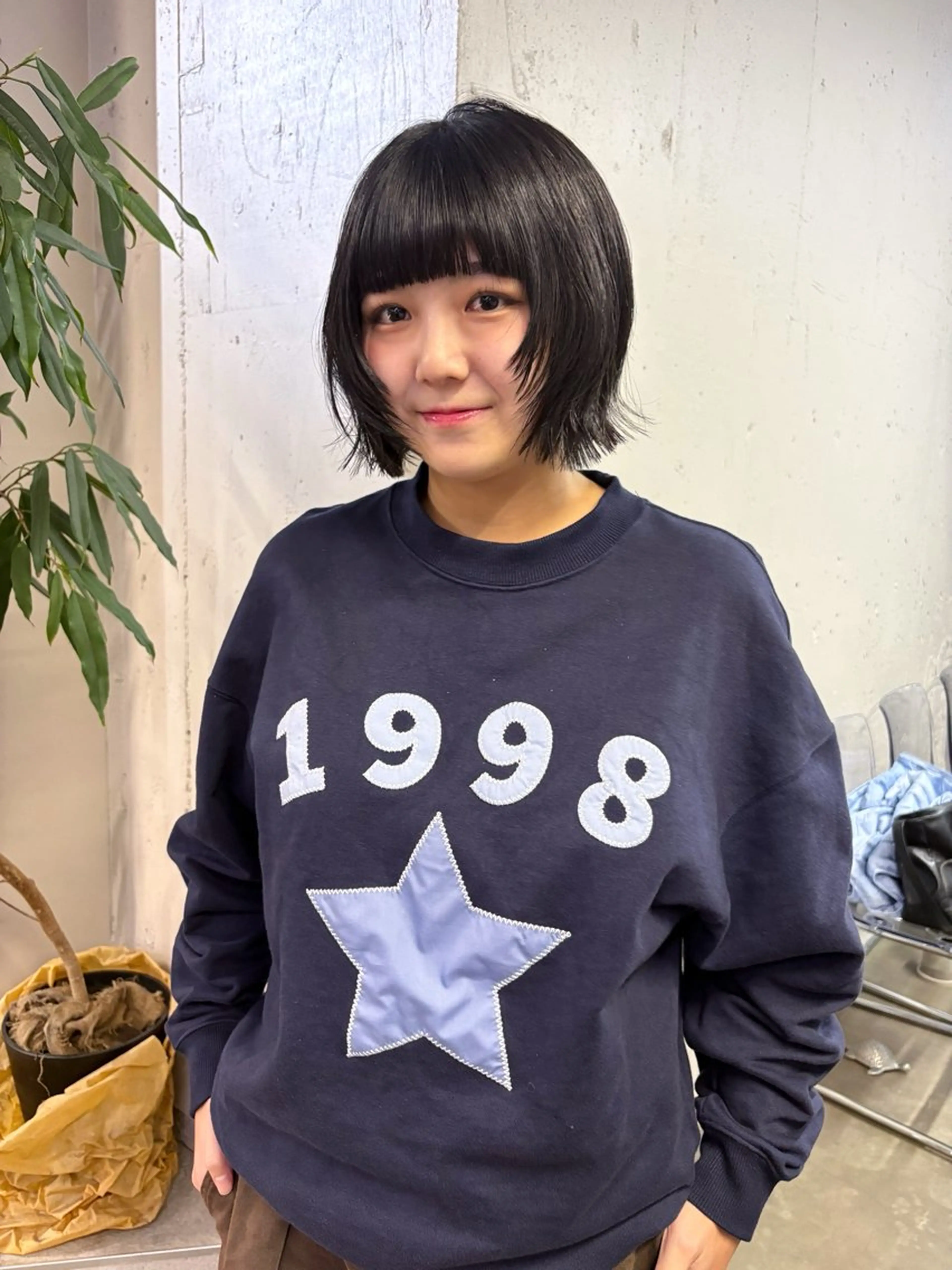 ショート カラー ハイトーン レイヤー🎀meiのヘアスタイル