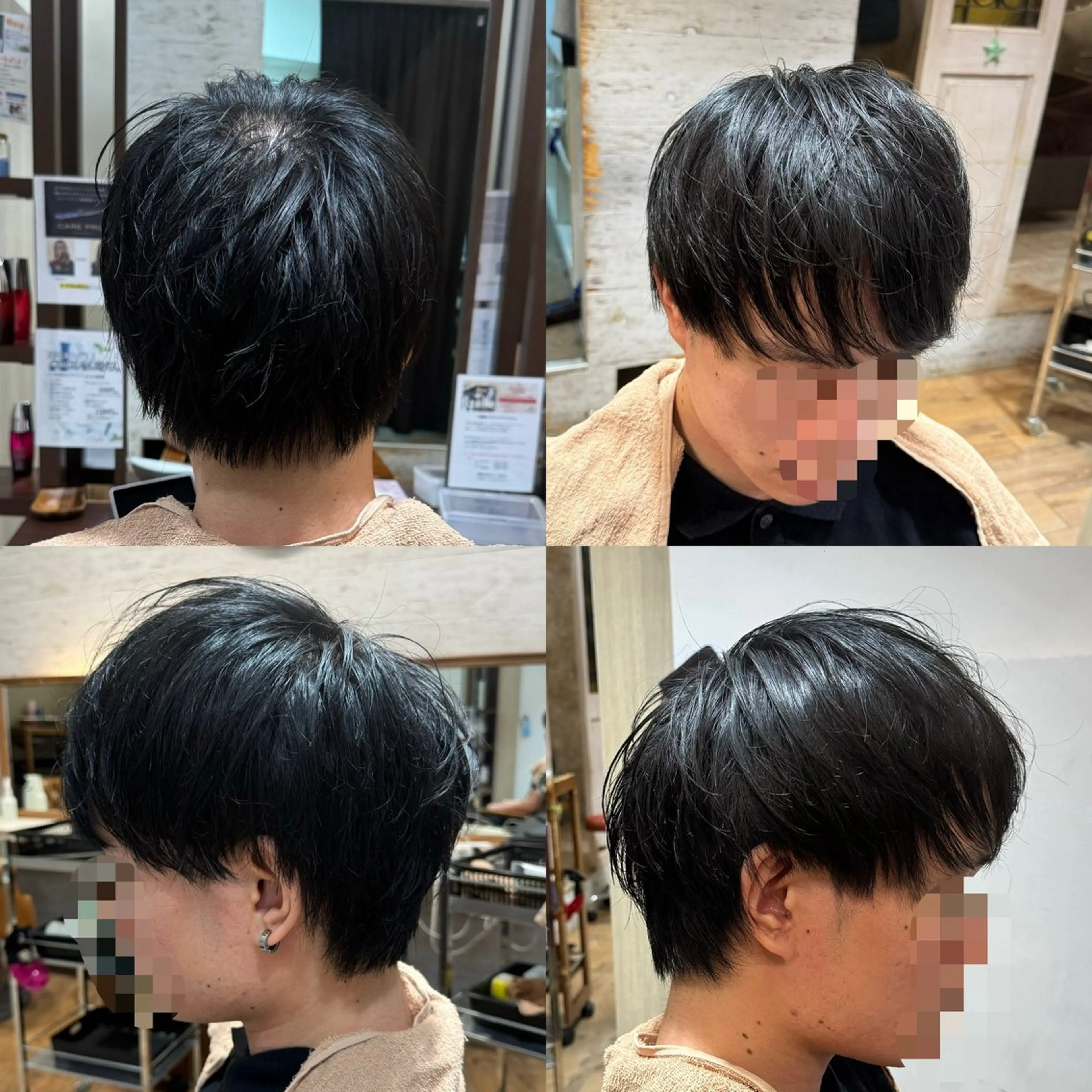 ショート メンズ マッシュウルフ マッシュ メンズウルフカット ウルフカット ☆レディースショート ☆吉崎☆のヘアスタイル