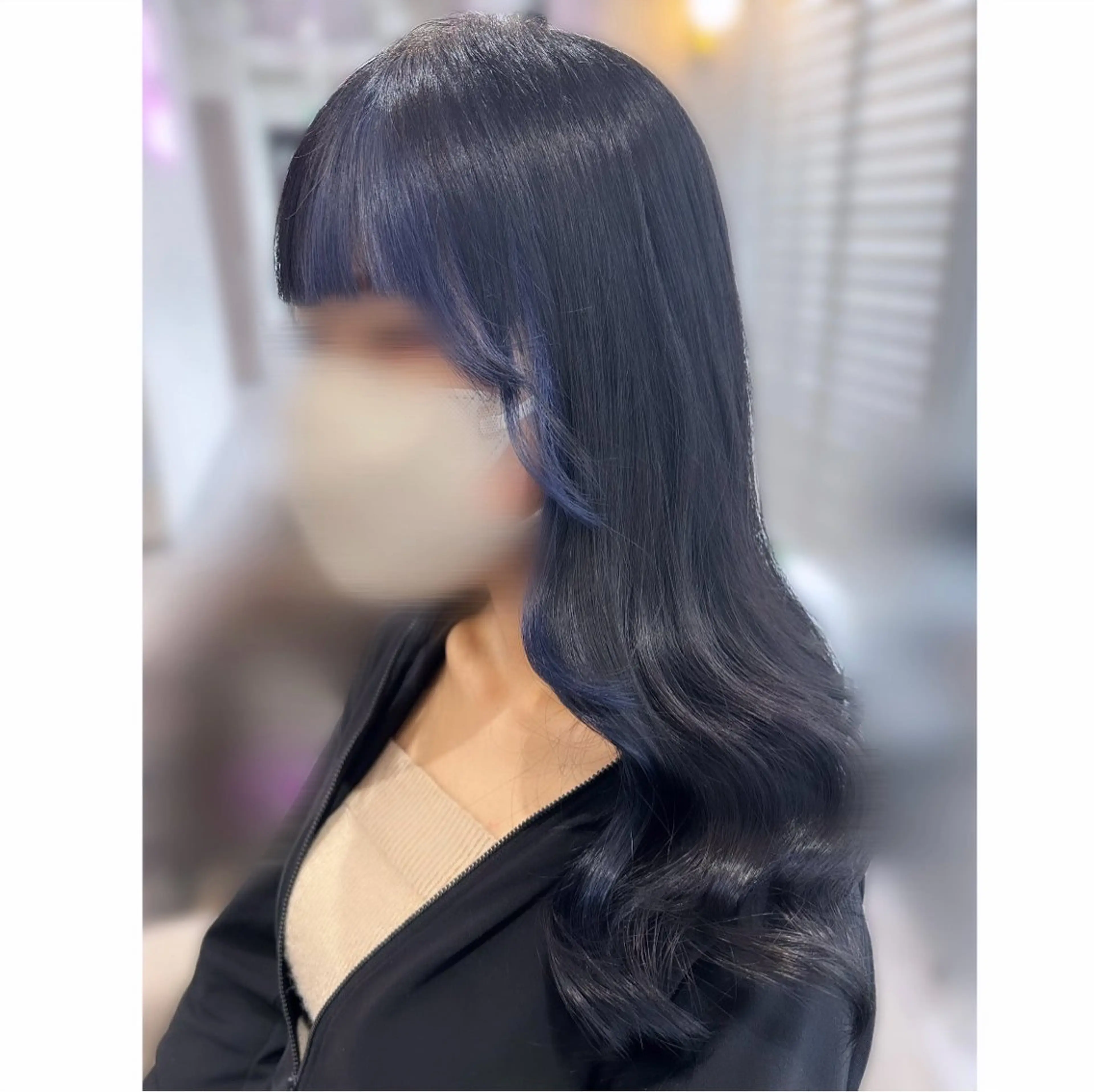 ロング カラー エクステ 🖤kana/艶髪/ 韓国風暗髪カラー🖤のヘアスタイル