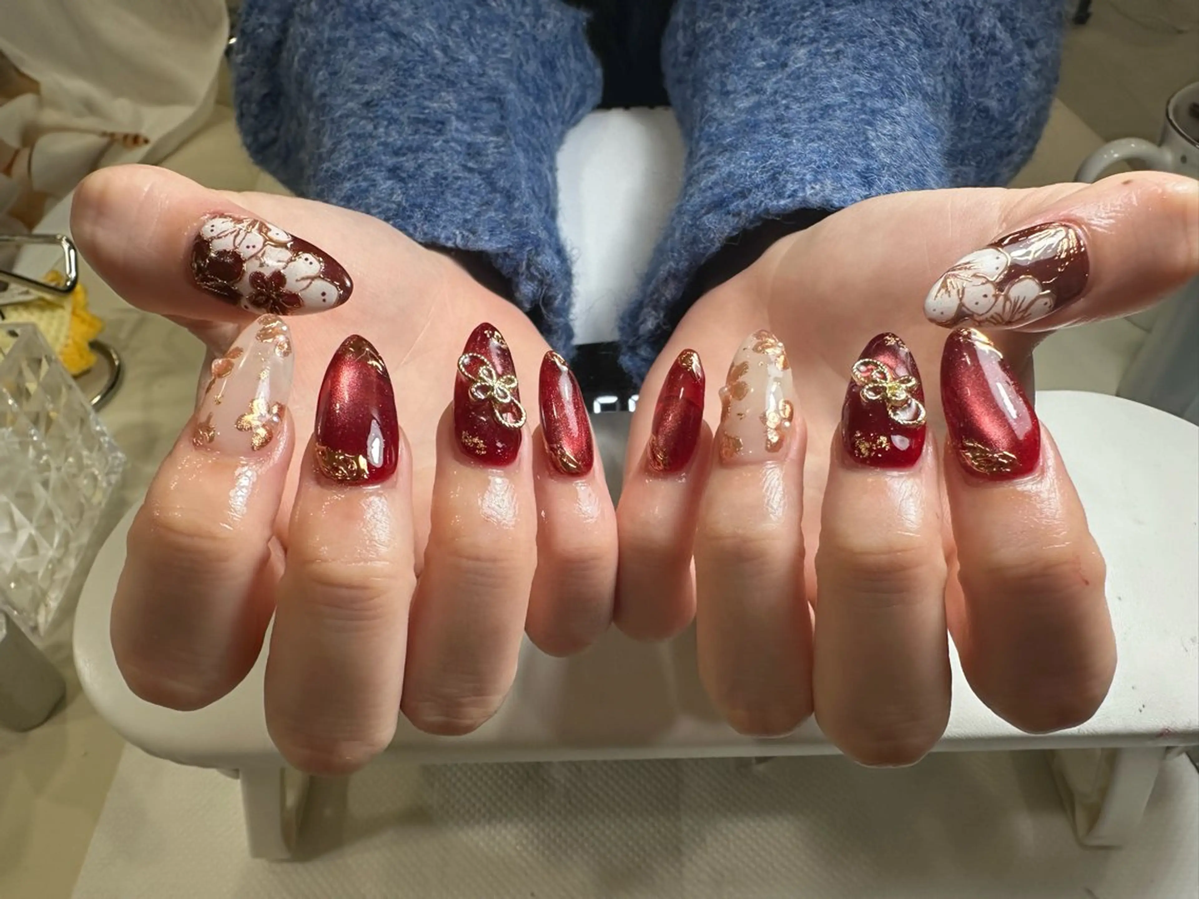 ネイル マグネットネイル ハンドネイル ハンドケア LyymSalon _rinのネイルデザイン