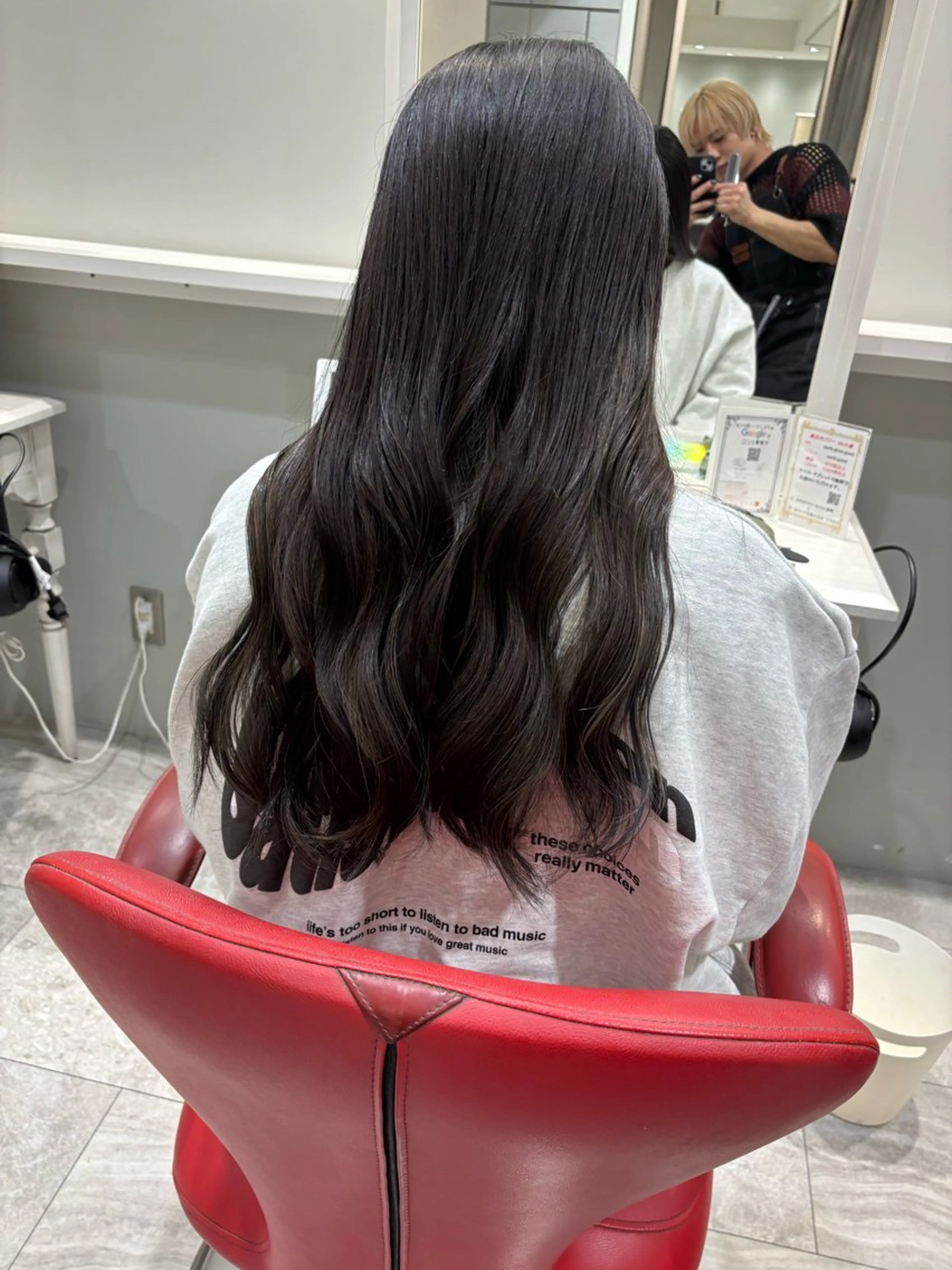 ロング カラー 『ハイトーン特化』✨ 音喜多優也のヘアスタイル