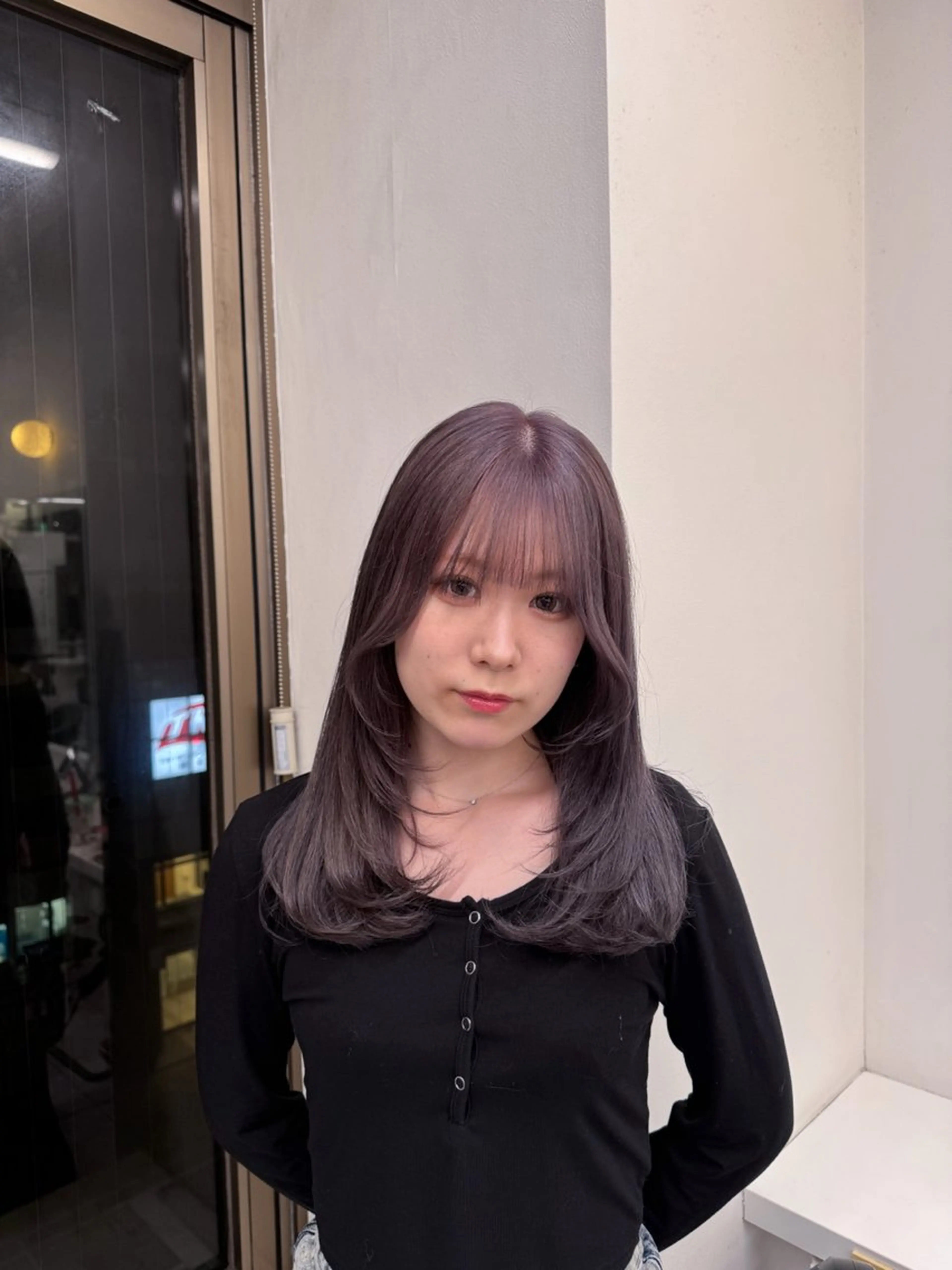 ミディアム カラー ヘアアレンジ Over hair_ misakiのヘアスタイル