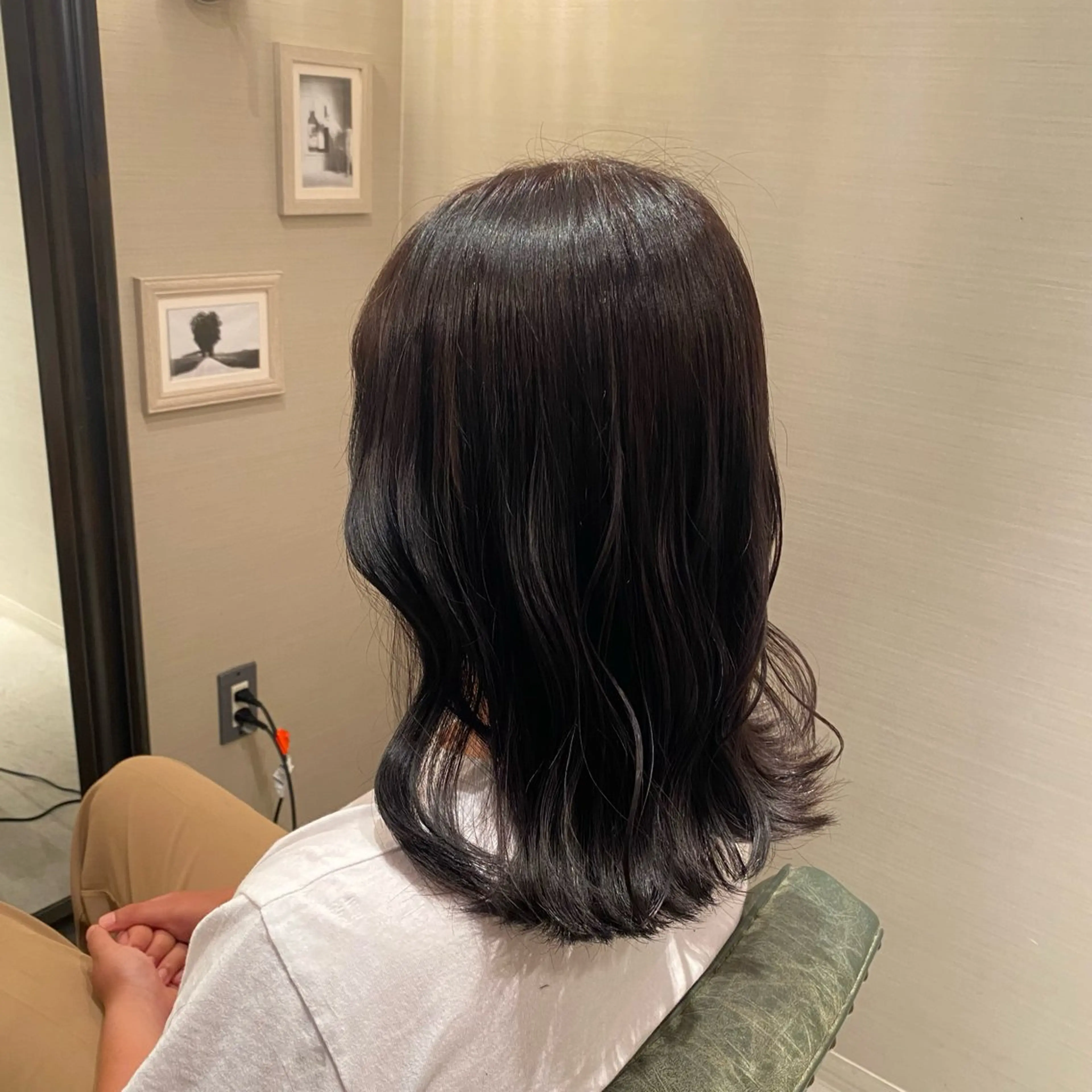 ミディアム 【髪質改善】カラー 韓国ヘア🎀RISAのヘアスタイル