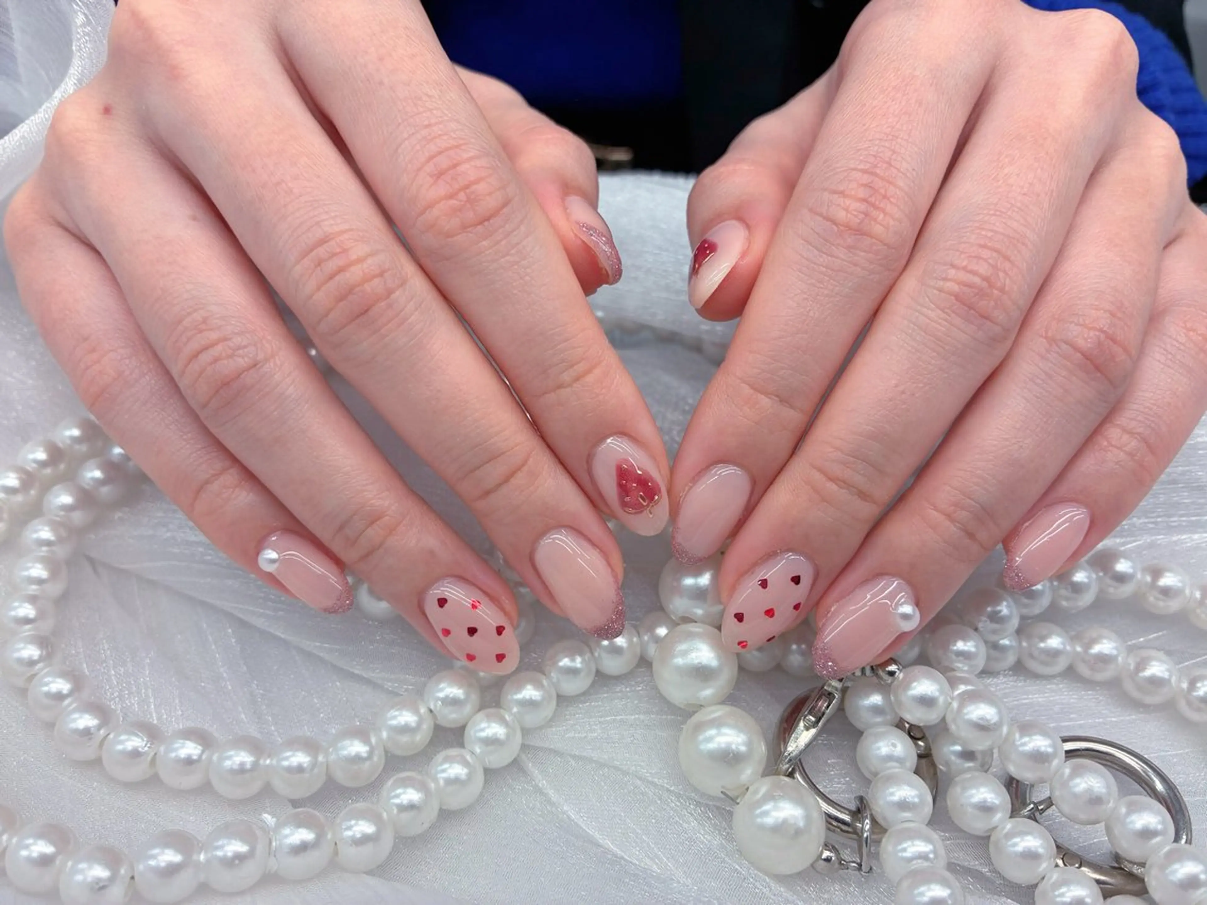ネイル ハンドネイル 🩵Minmin nail salonのネイルデザイン