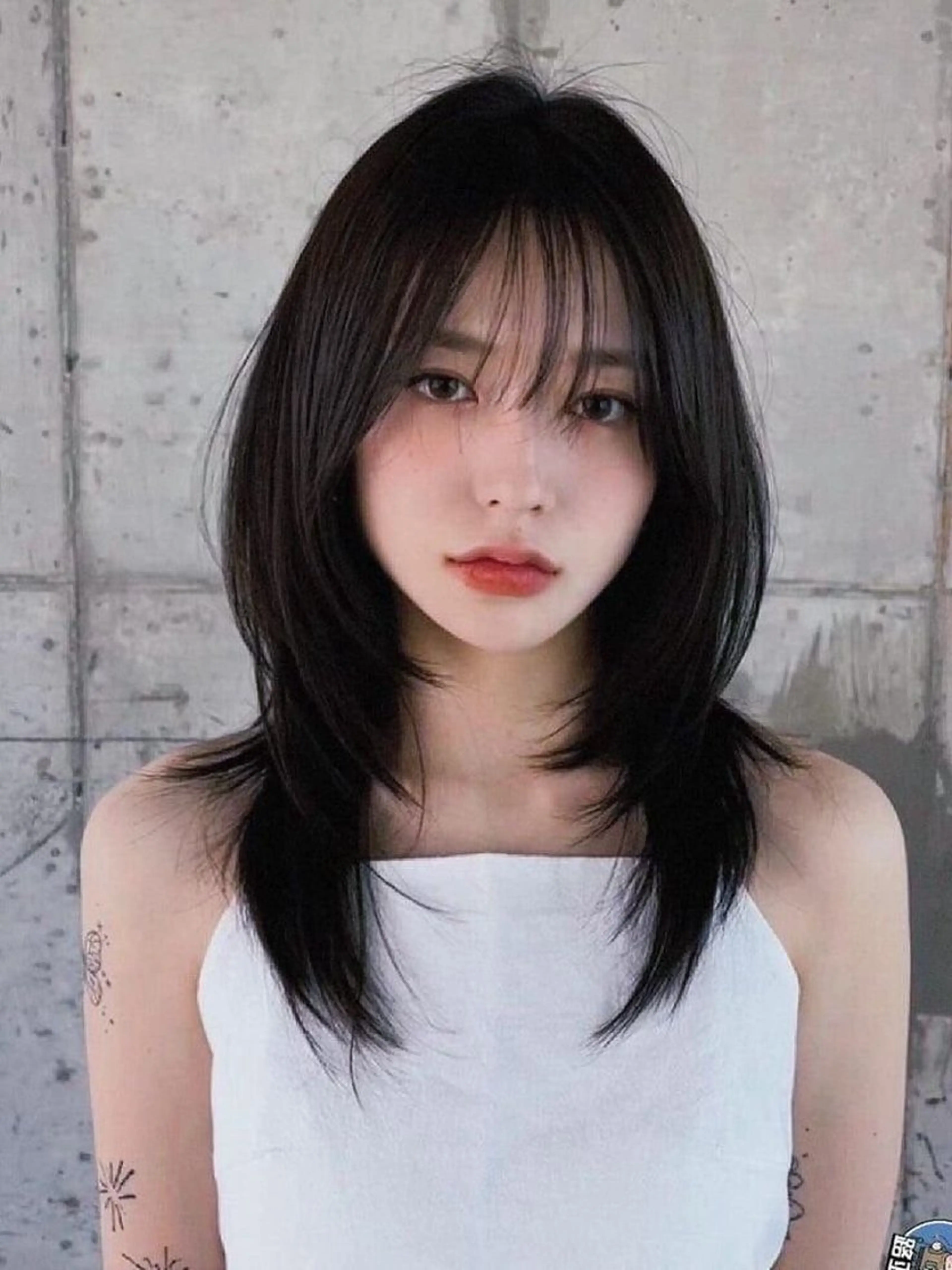 ミディアム しょうのともき ボブ／オレンジカラーのヘアスタイル