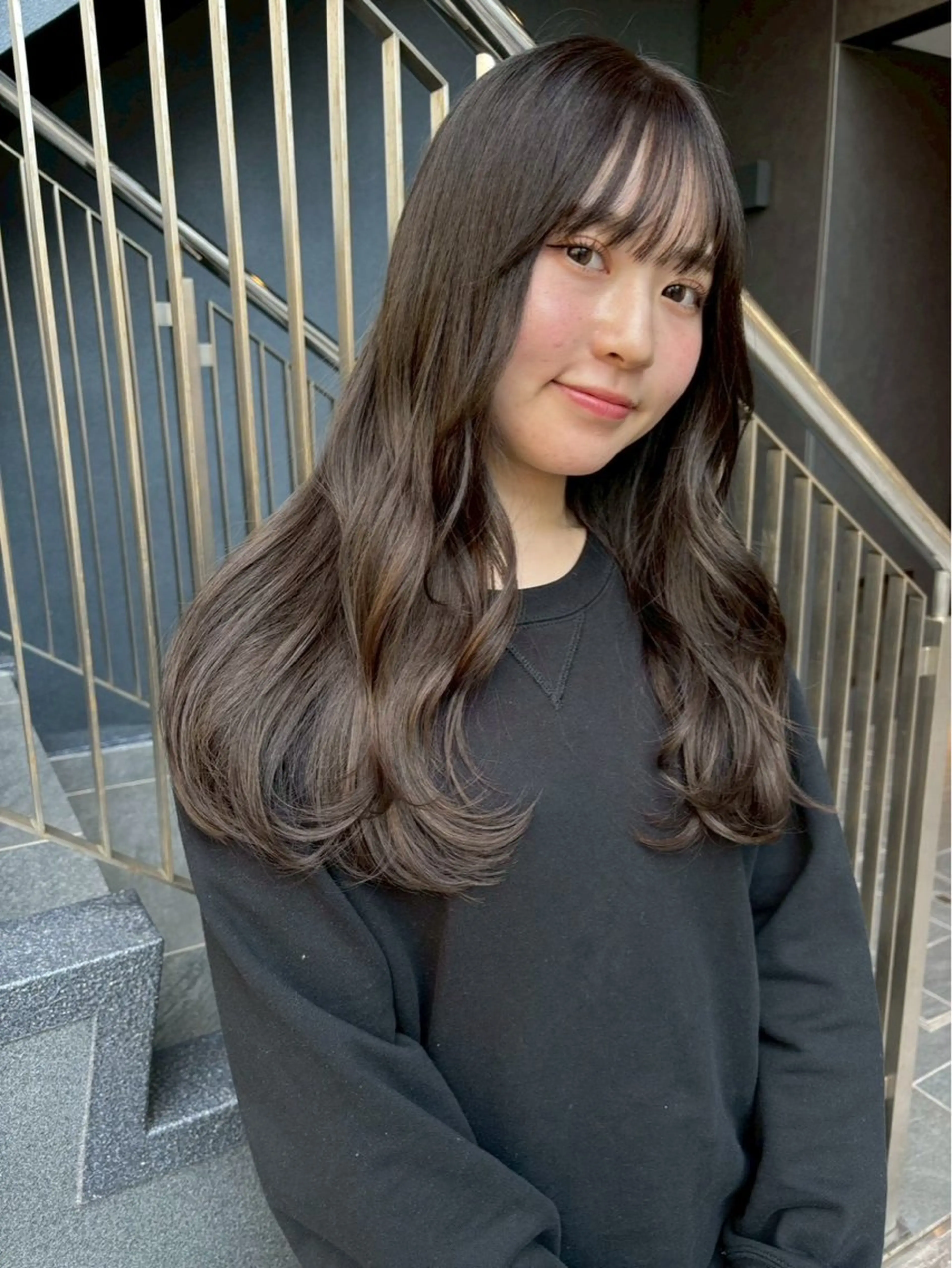 カラー miku/天神 艶カラーのヘアスタイル