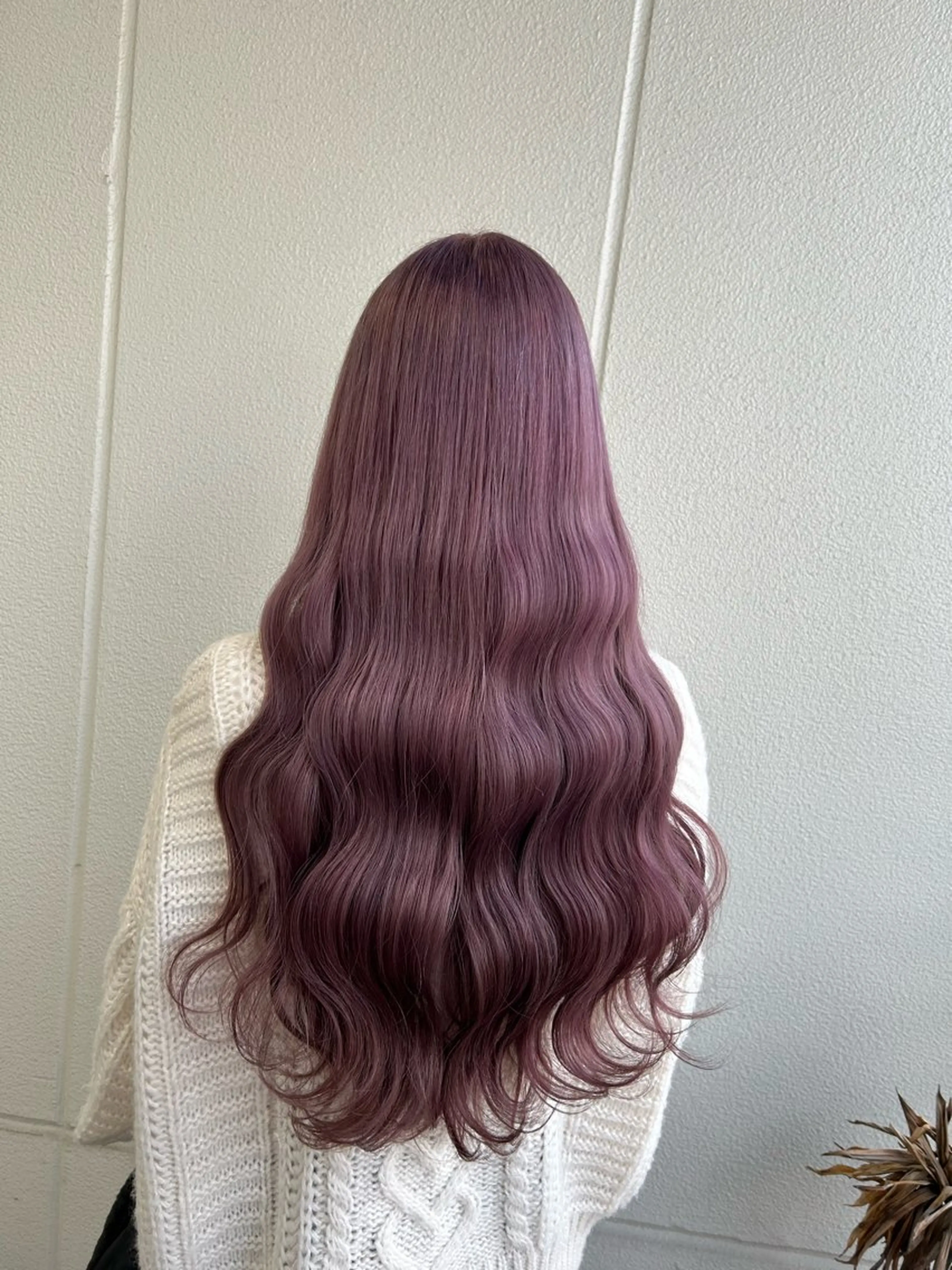 ロング カラー ヘアアレンジ ピンクカラー 《暖色/韓国hair 》🇰🇷桑原ユキネのヘアスタイル