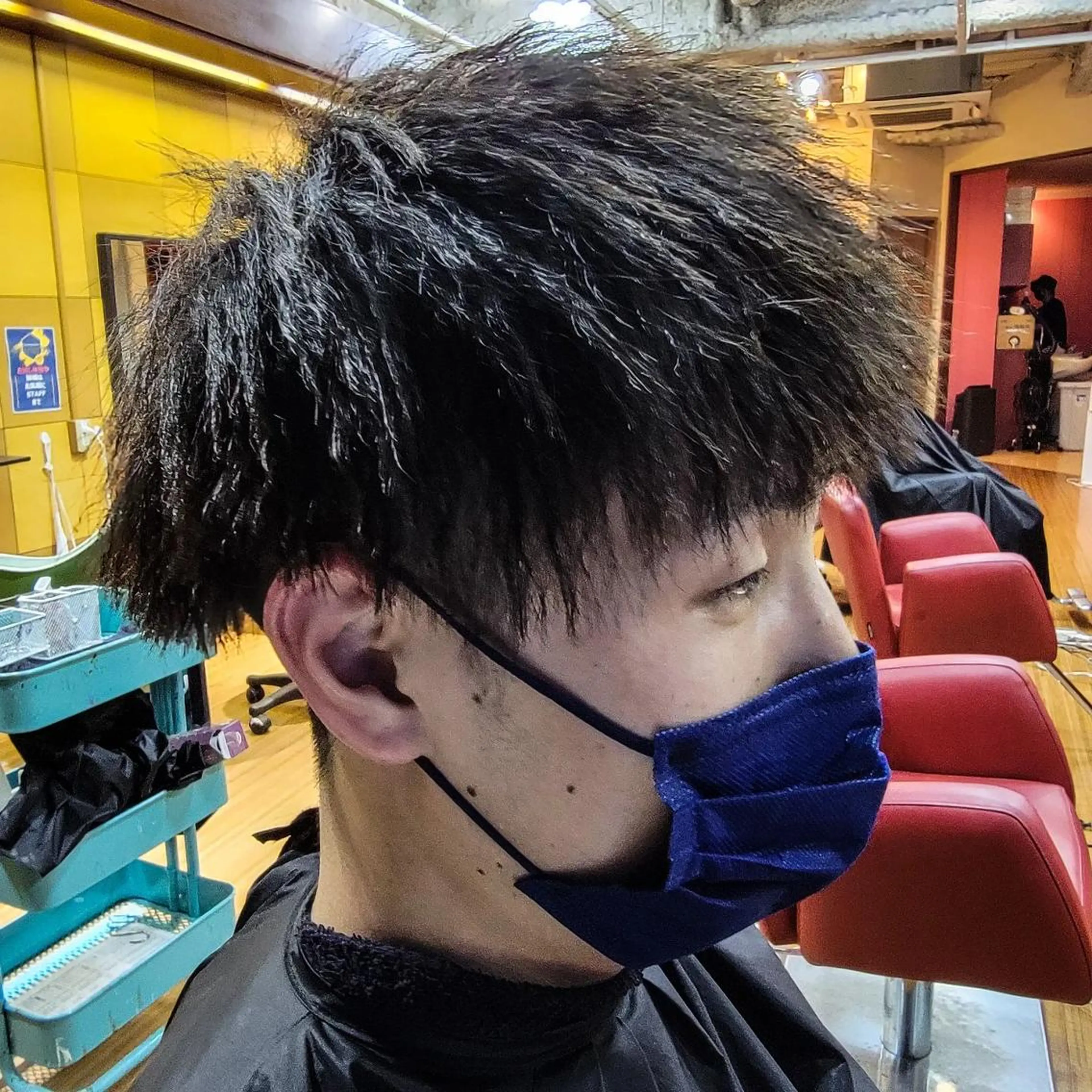 メンズ メンズパーマ メンズツイストパーマ 波巻きパーマ ツイストパーマ 特殊パーマ 片山恭兵のヘアスタイル