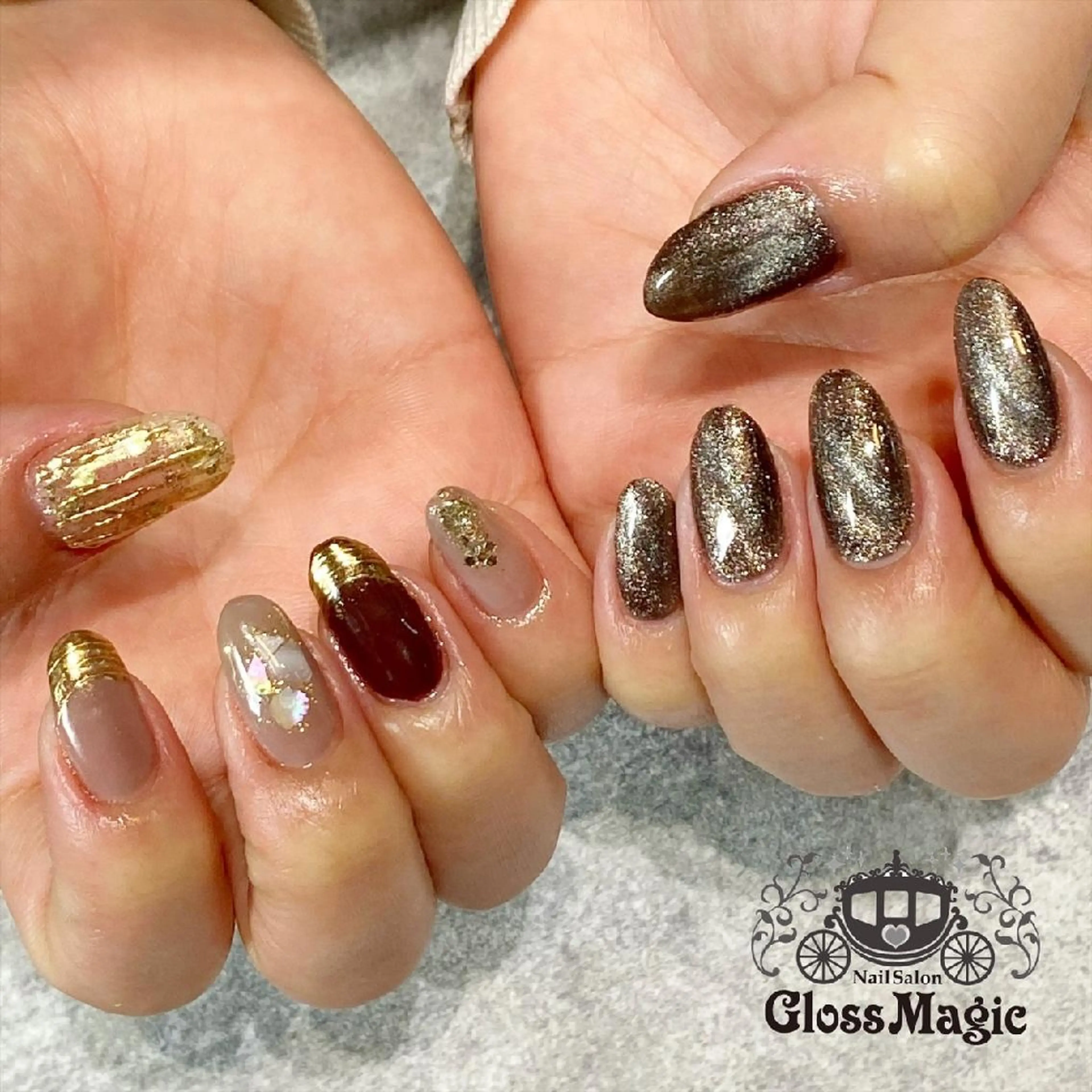 ネイル あ きのネイルデザイン