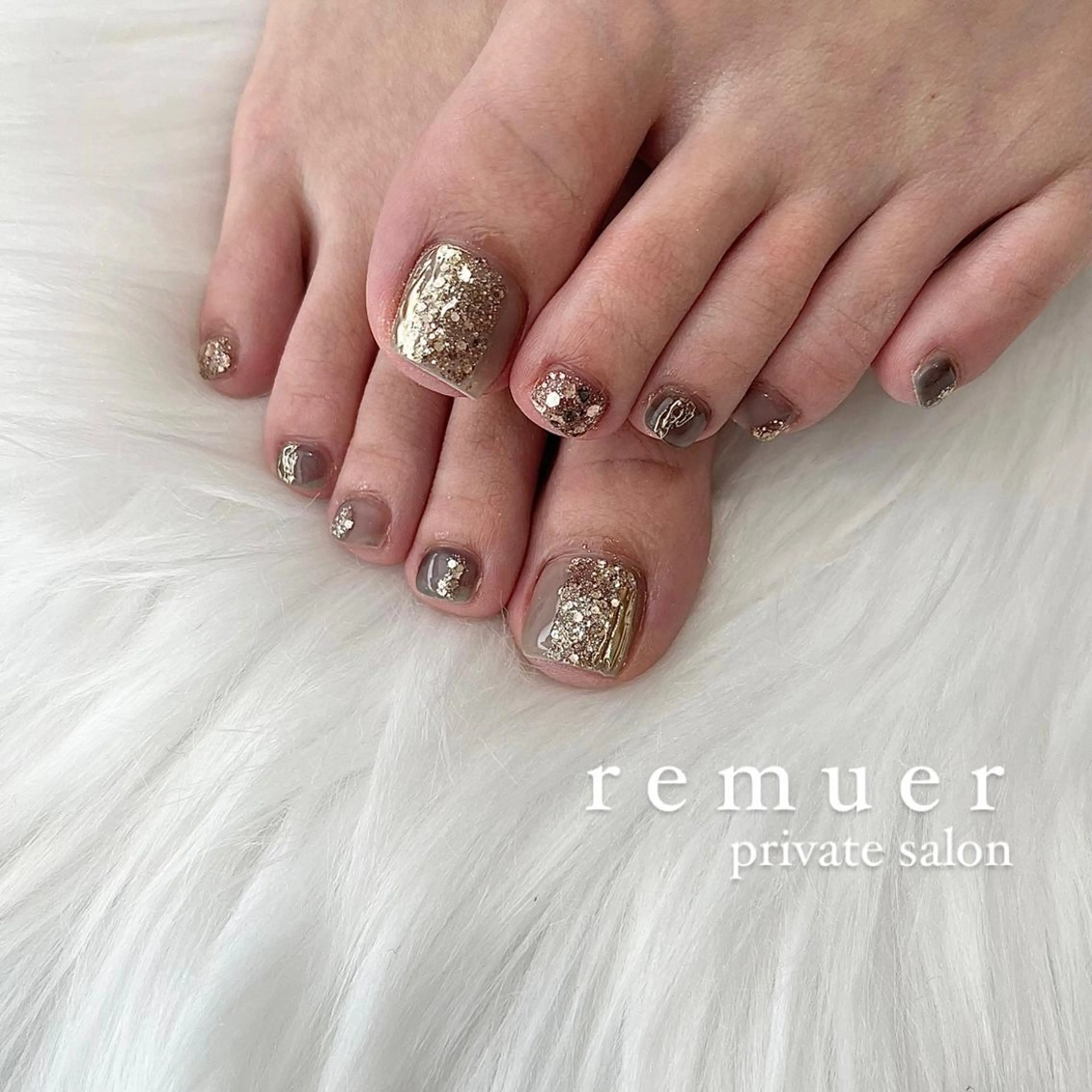 ネイル フットネイル nail salon remuer所属・nail salon remuerのネイルデザイン