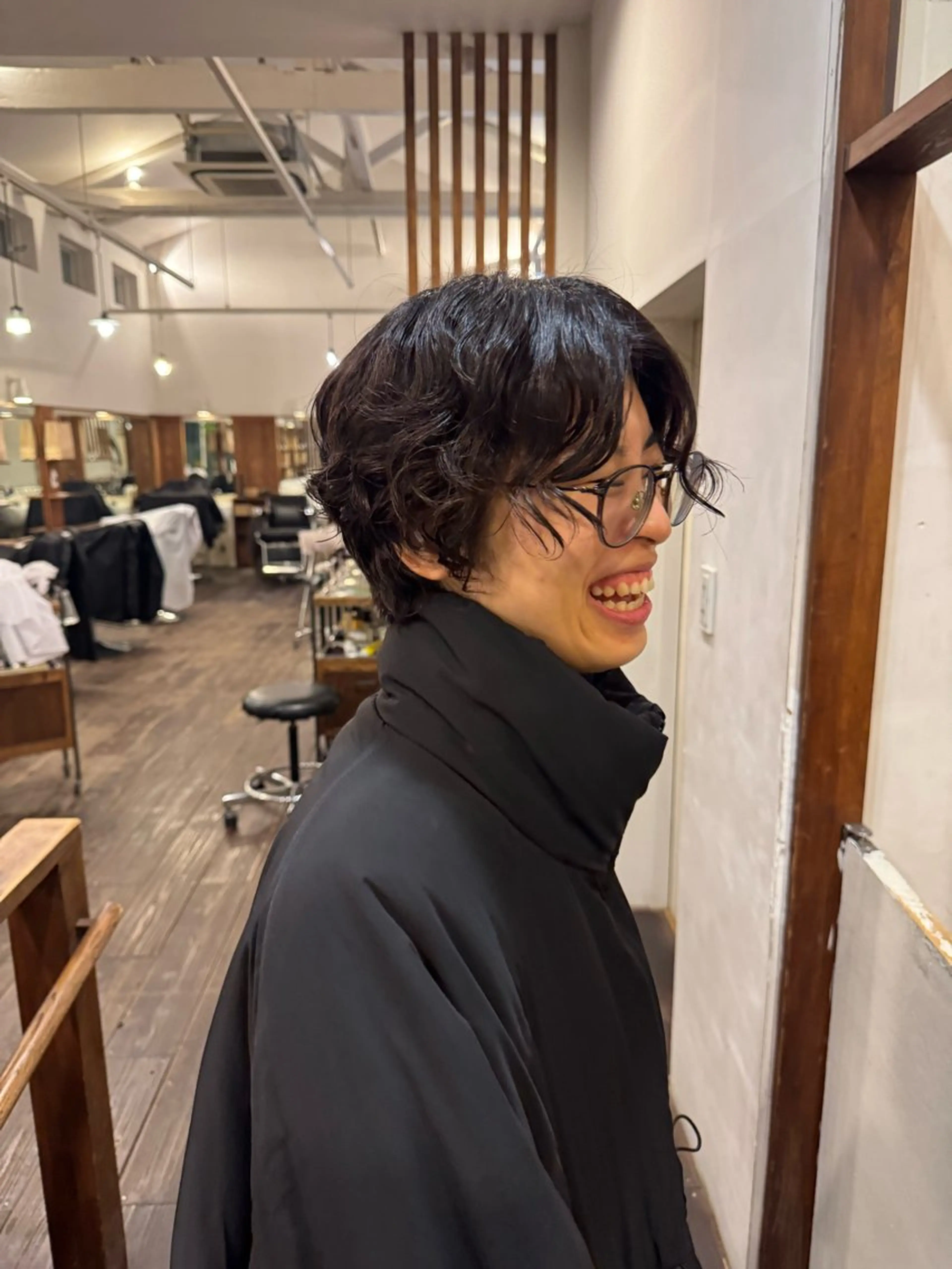 ショート カット パーマ MOK大阪梅田店 Asahiのヘアスタイル