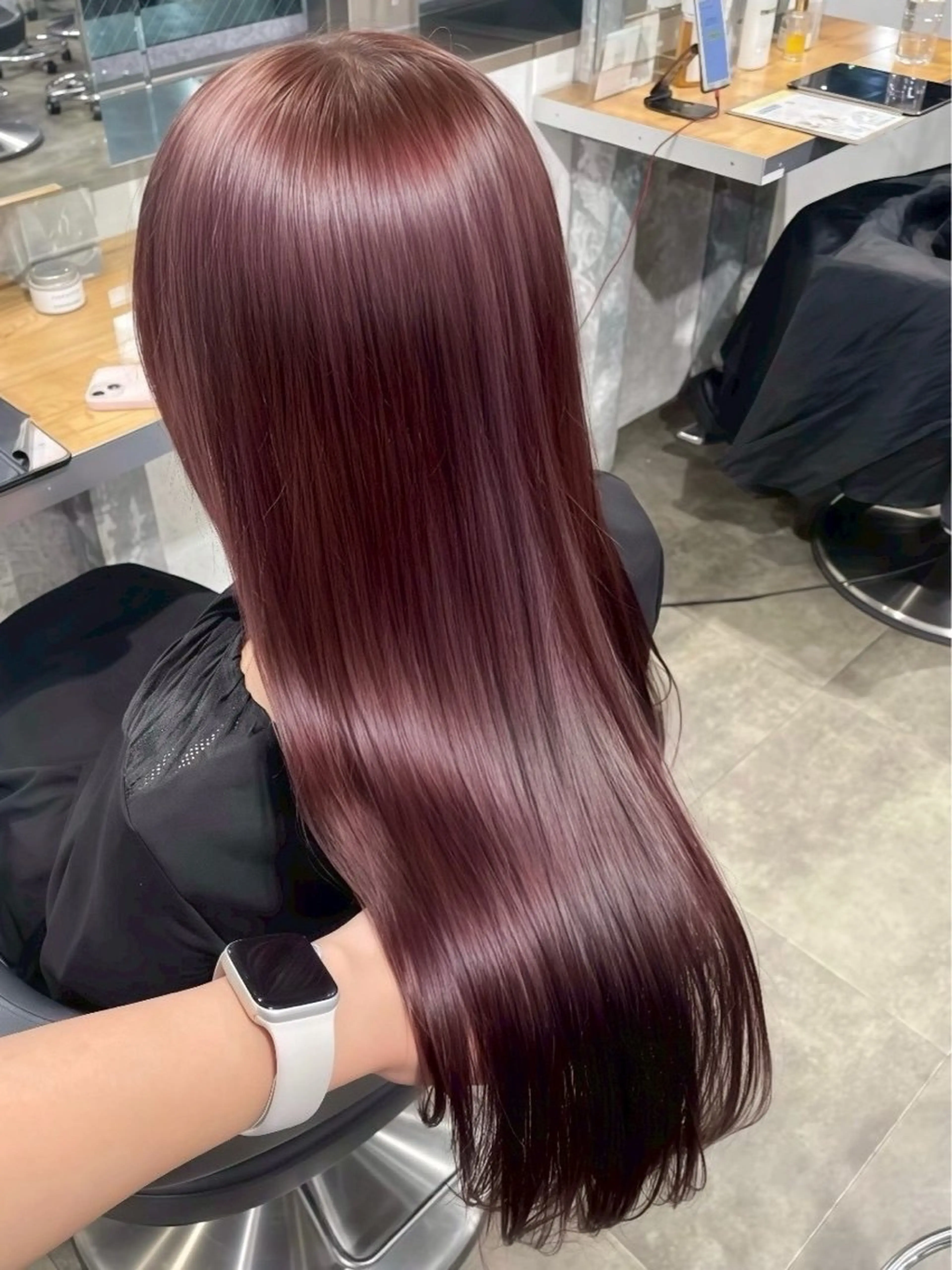 ヘアカラー トリートメント ヘアセット 🧬艶髪カラー🧬 /ルナのヘアスタイル