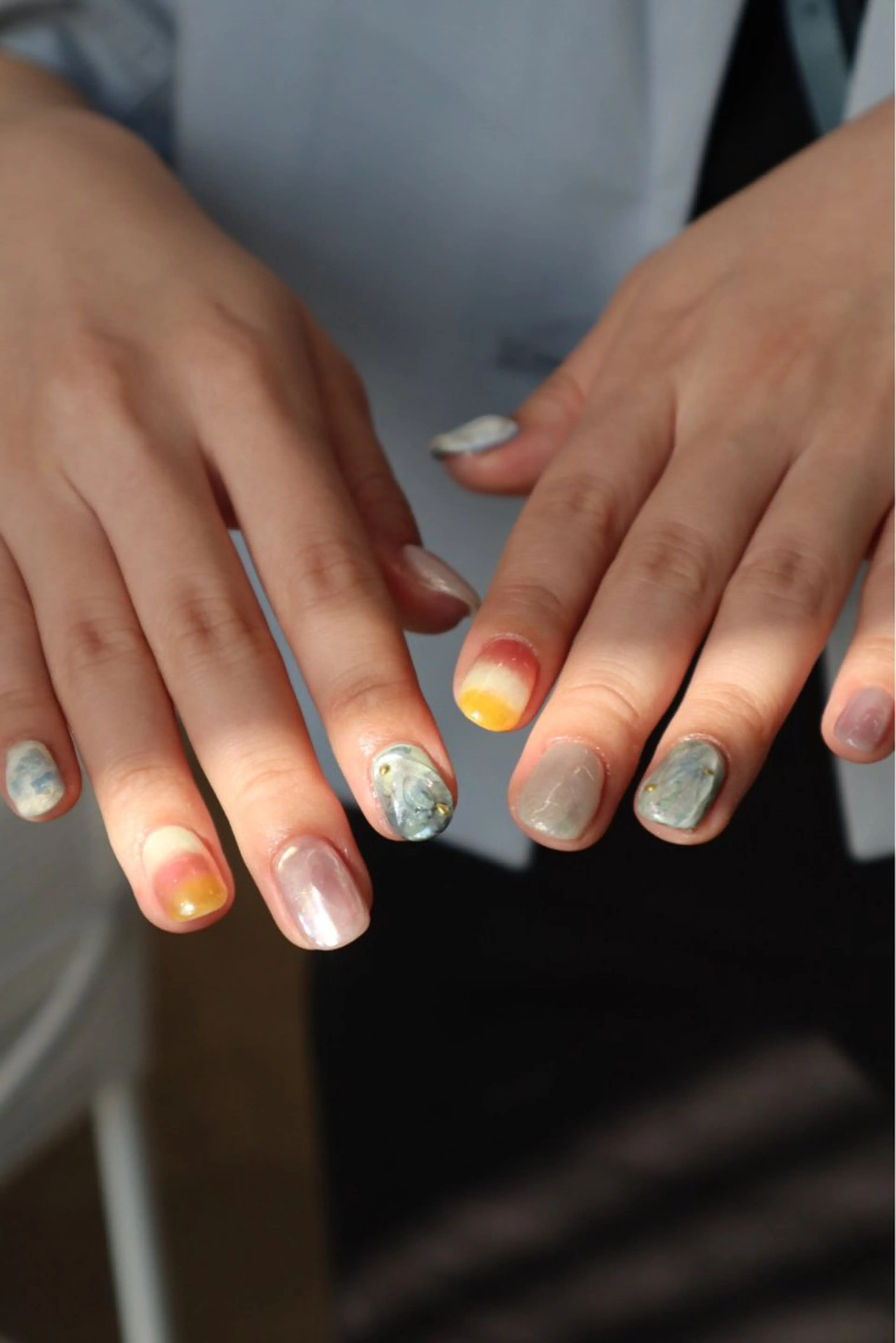 ネイル オーロラネイル ハンドネイル chika ／ nailのネイルデザイン