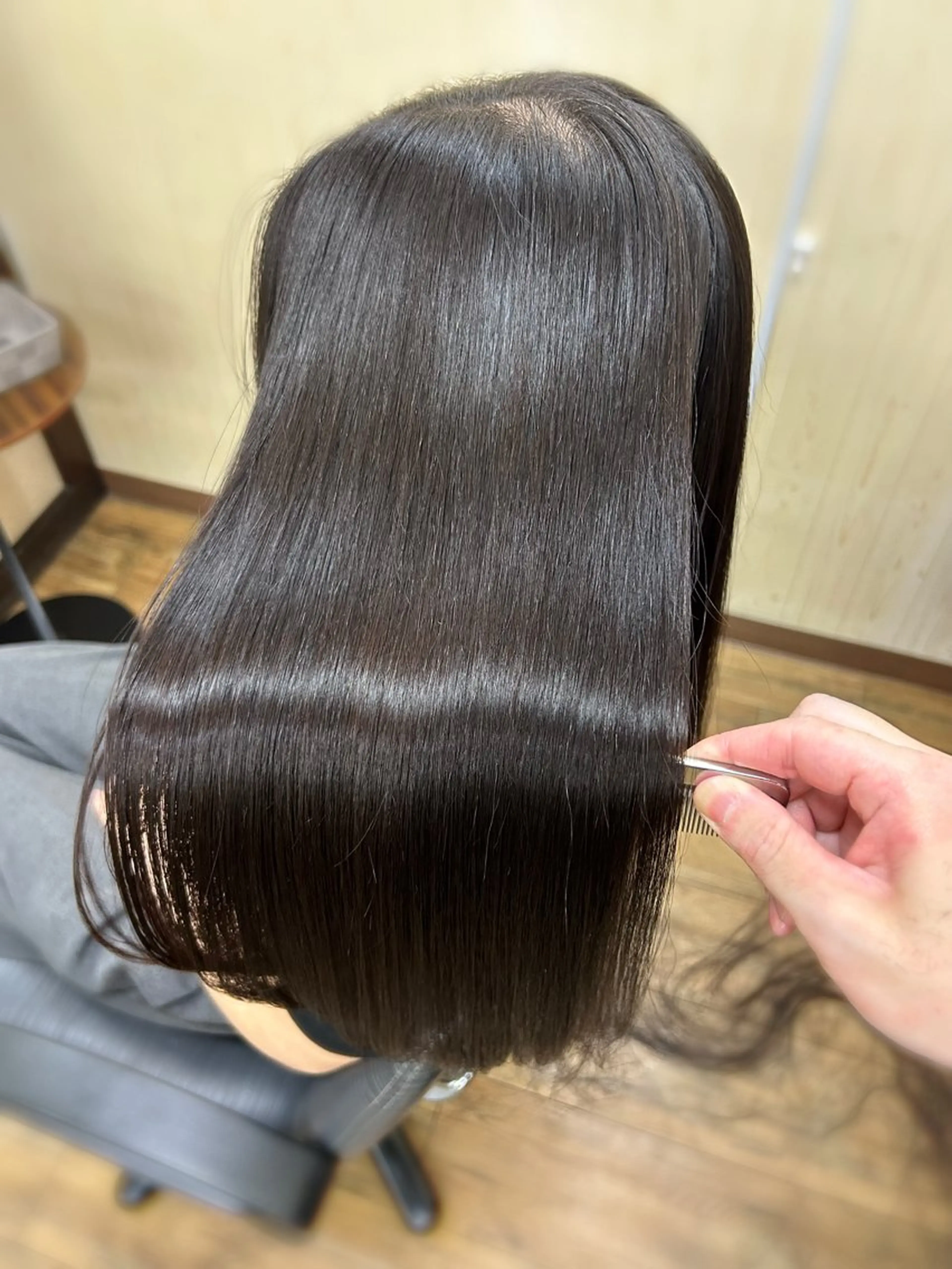 ロング みやたゆうき 髪質改善講師のヘアスタイル