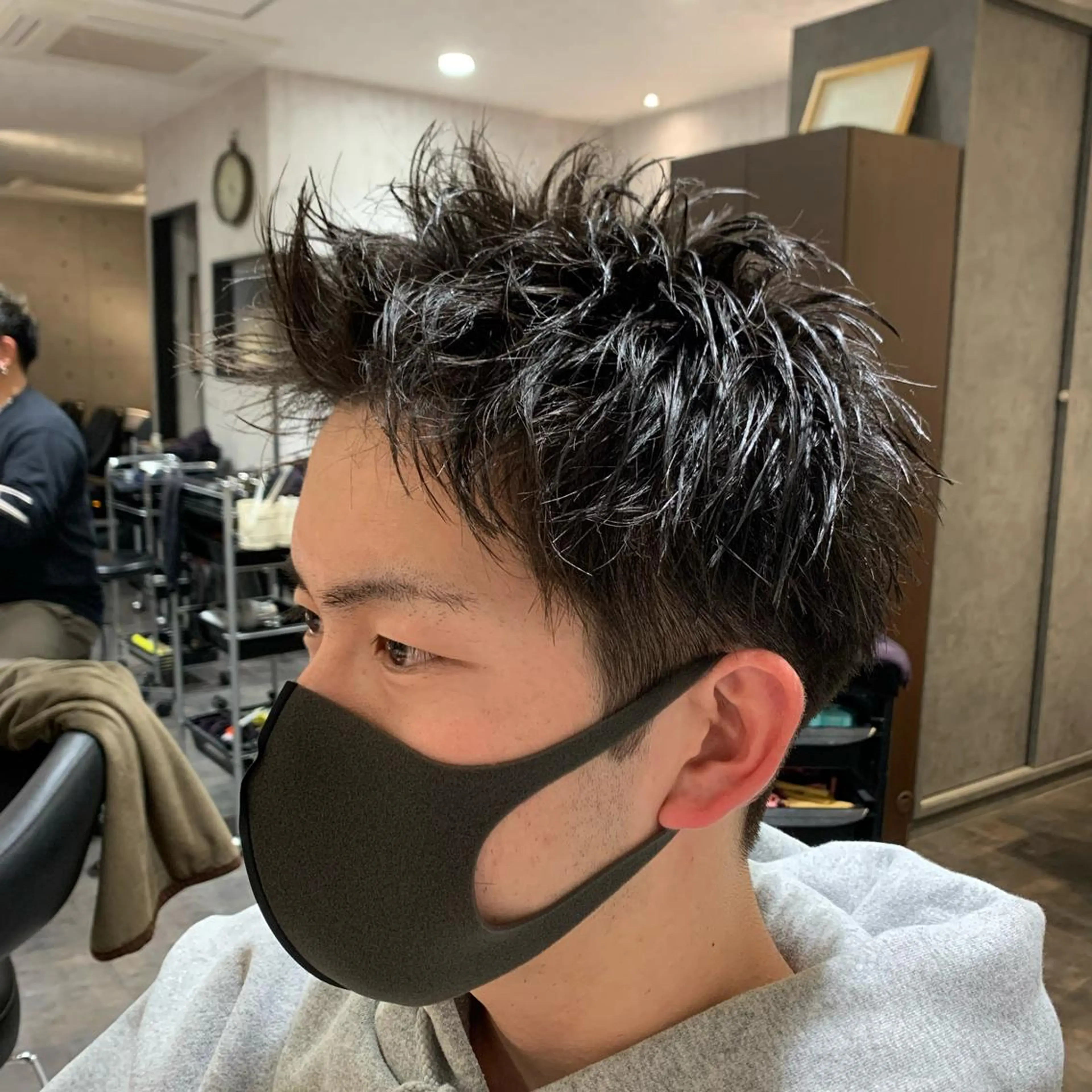 メンズ ビジネス カット 門脇 雅斗のヘアスタイル