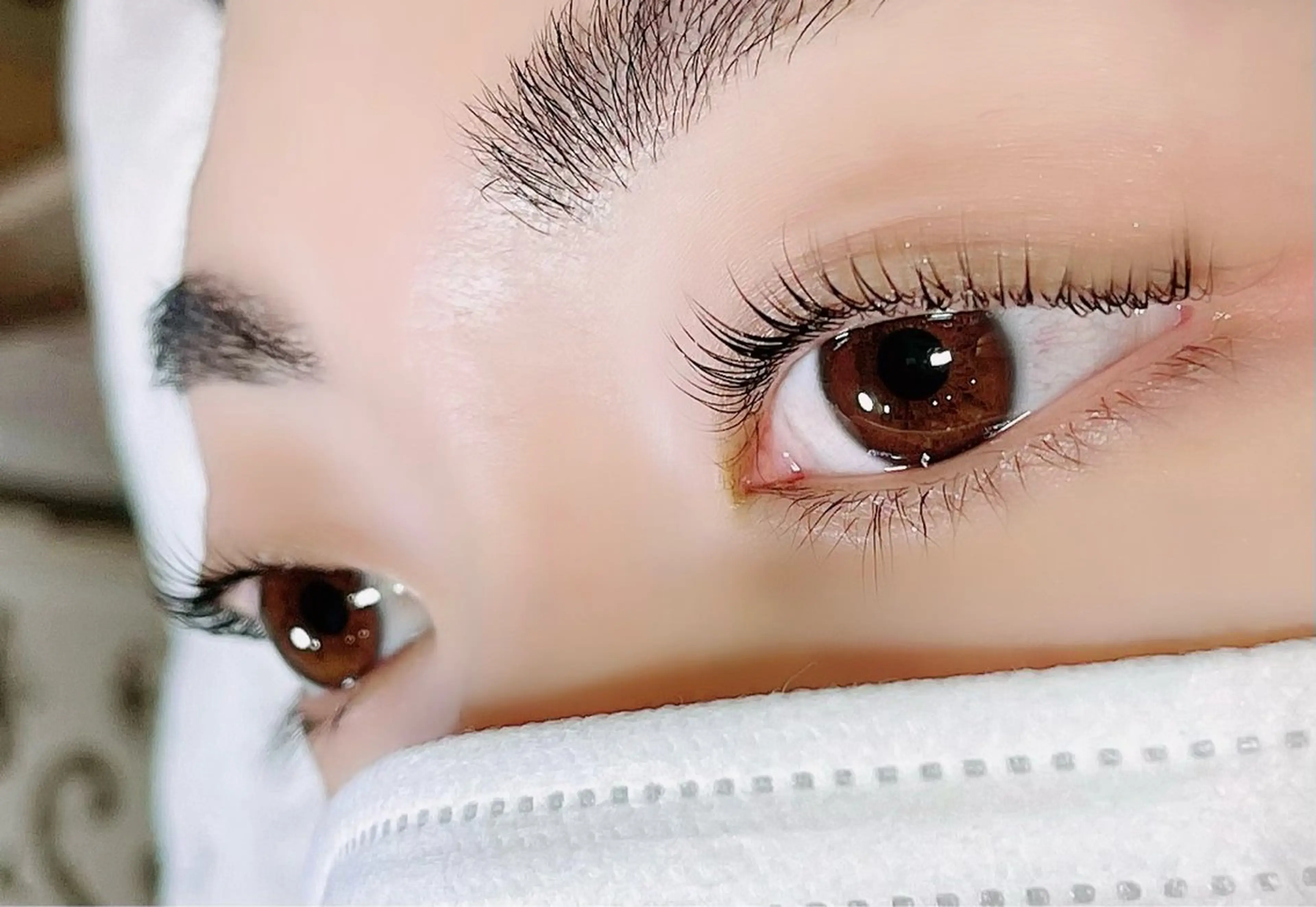 マツエク・マツパ フラットラッシュ パリジェンヌラッシュリフト まつげパーマ 一重×まつ毛パーマ ボリュームラッシュ マツエク Charme 五反田・不動前・目黒のマツエク・マツパデザイン