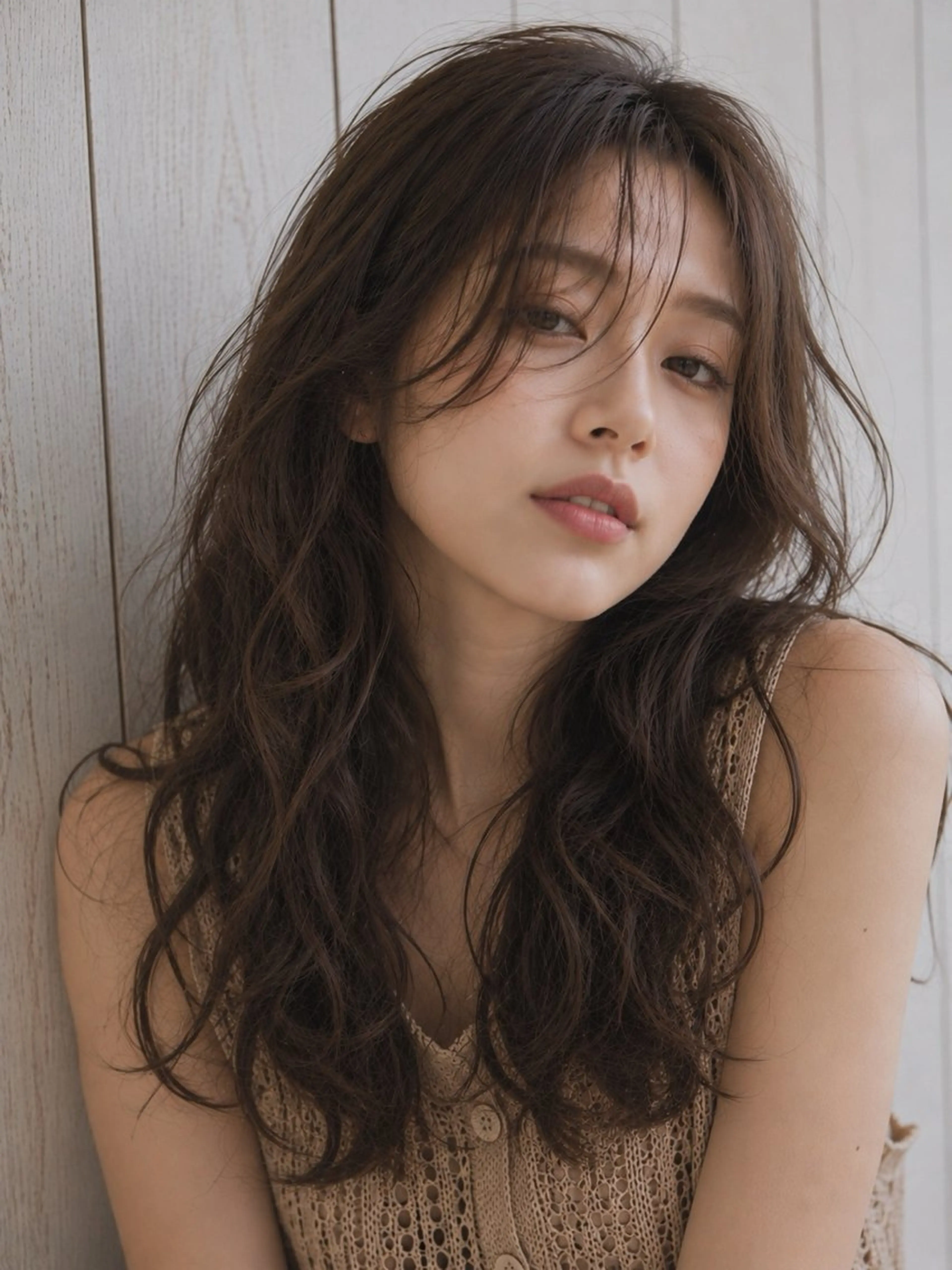 ロング hair＆life 9’sのヘアスタイル