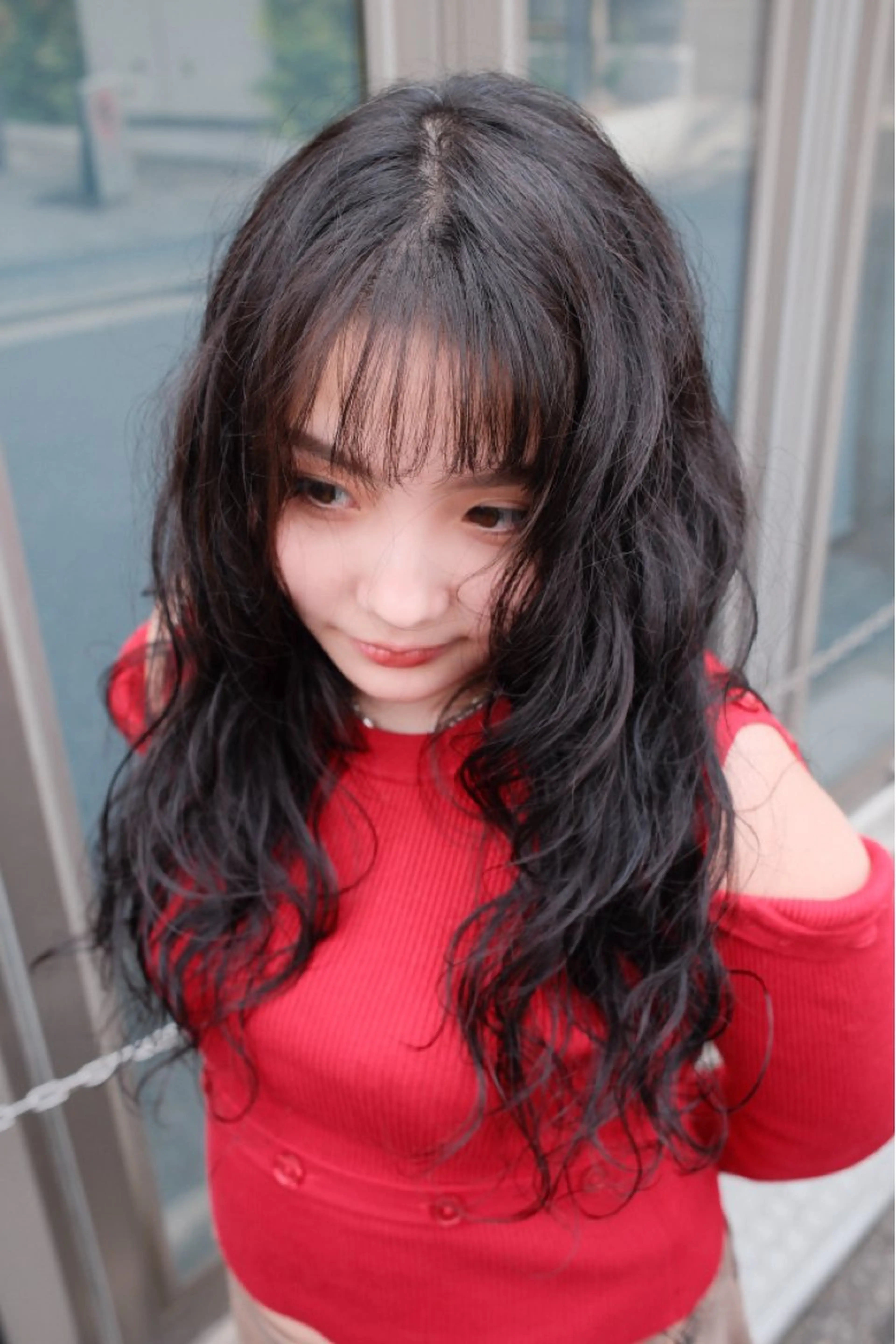 ロング パーマ ボブ ウルフカット スパイラルパーマ カット パーマ 【お洒落パーマ】 Elme　肥塚康汰郎のヘアスタイル