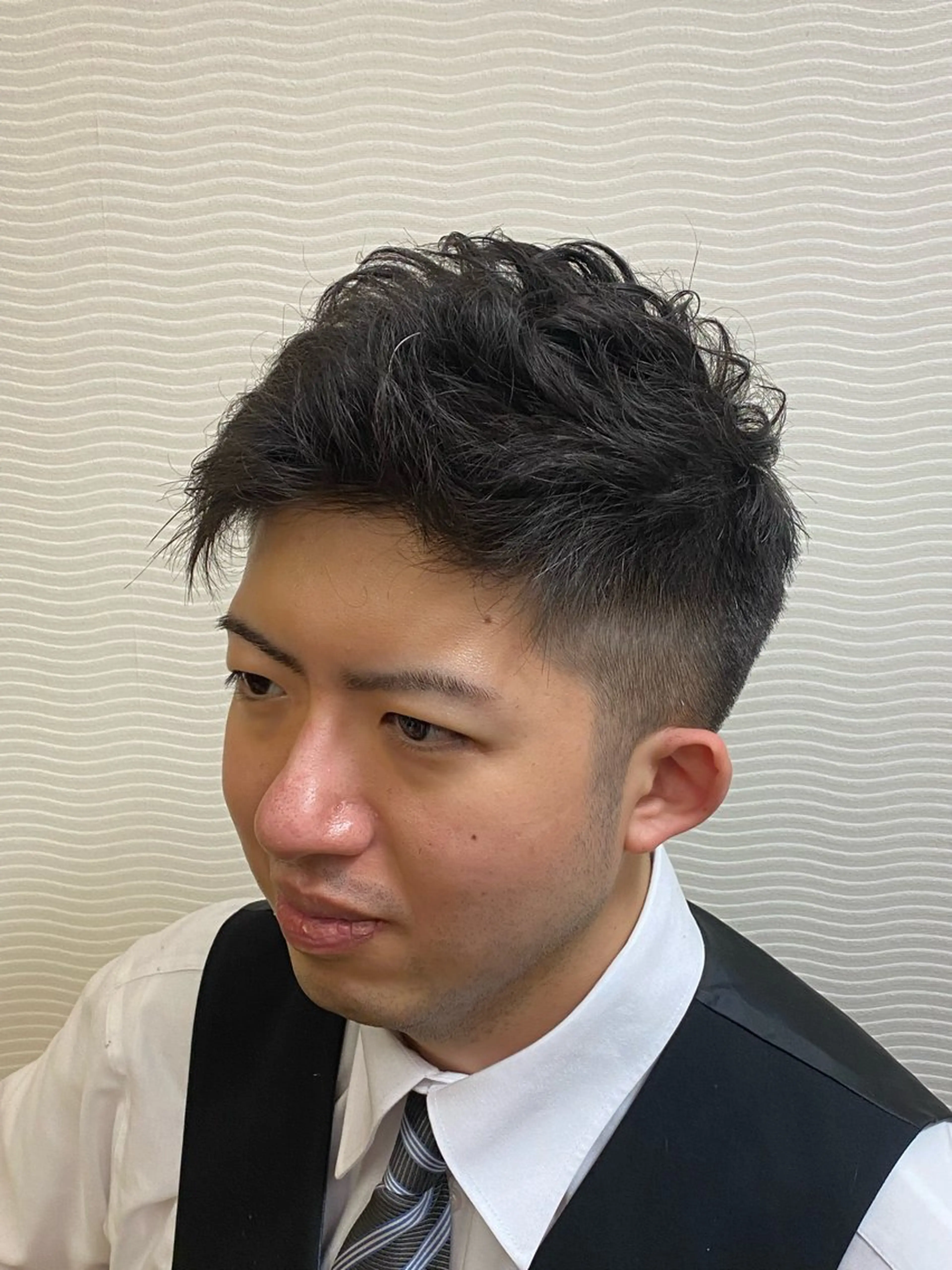 ショート パーマ メンズ 森　敦生👑 メンズカット＆パーマのヘアスタイル