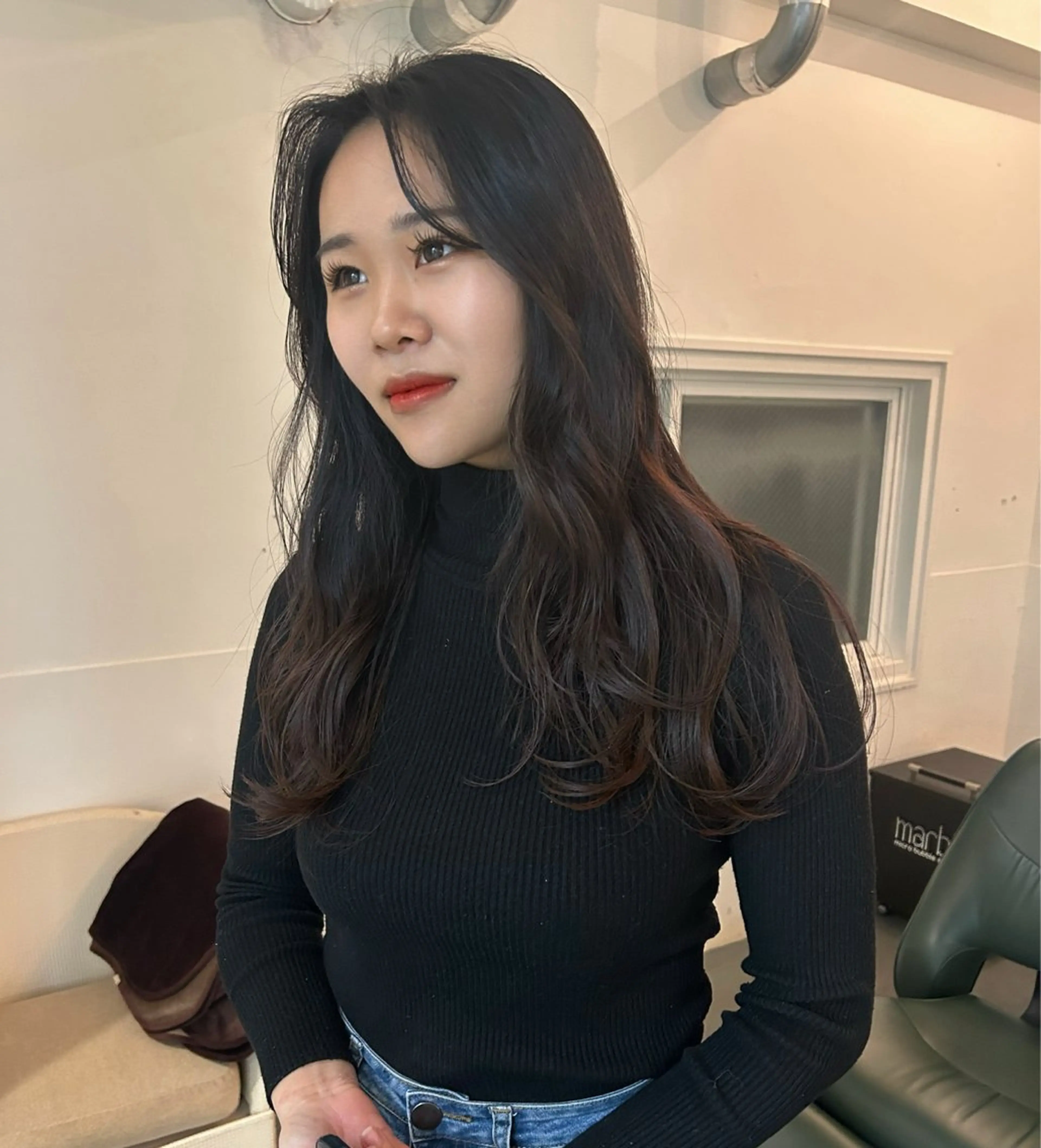 ロング 原 瑞希のヘアスタイル