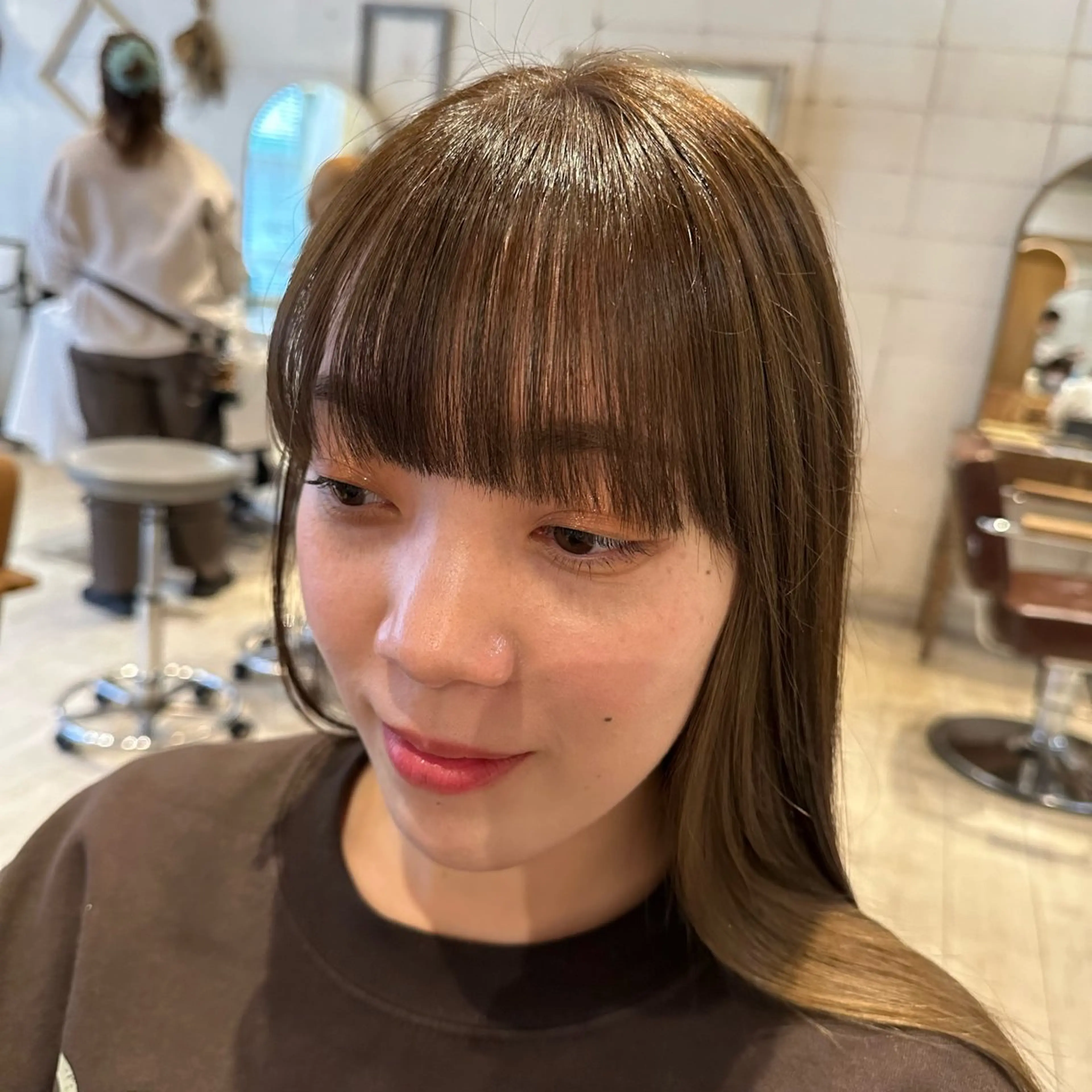 【平日予約限定🌟】🫧ワンカラー＋前髪カット🫧の写真