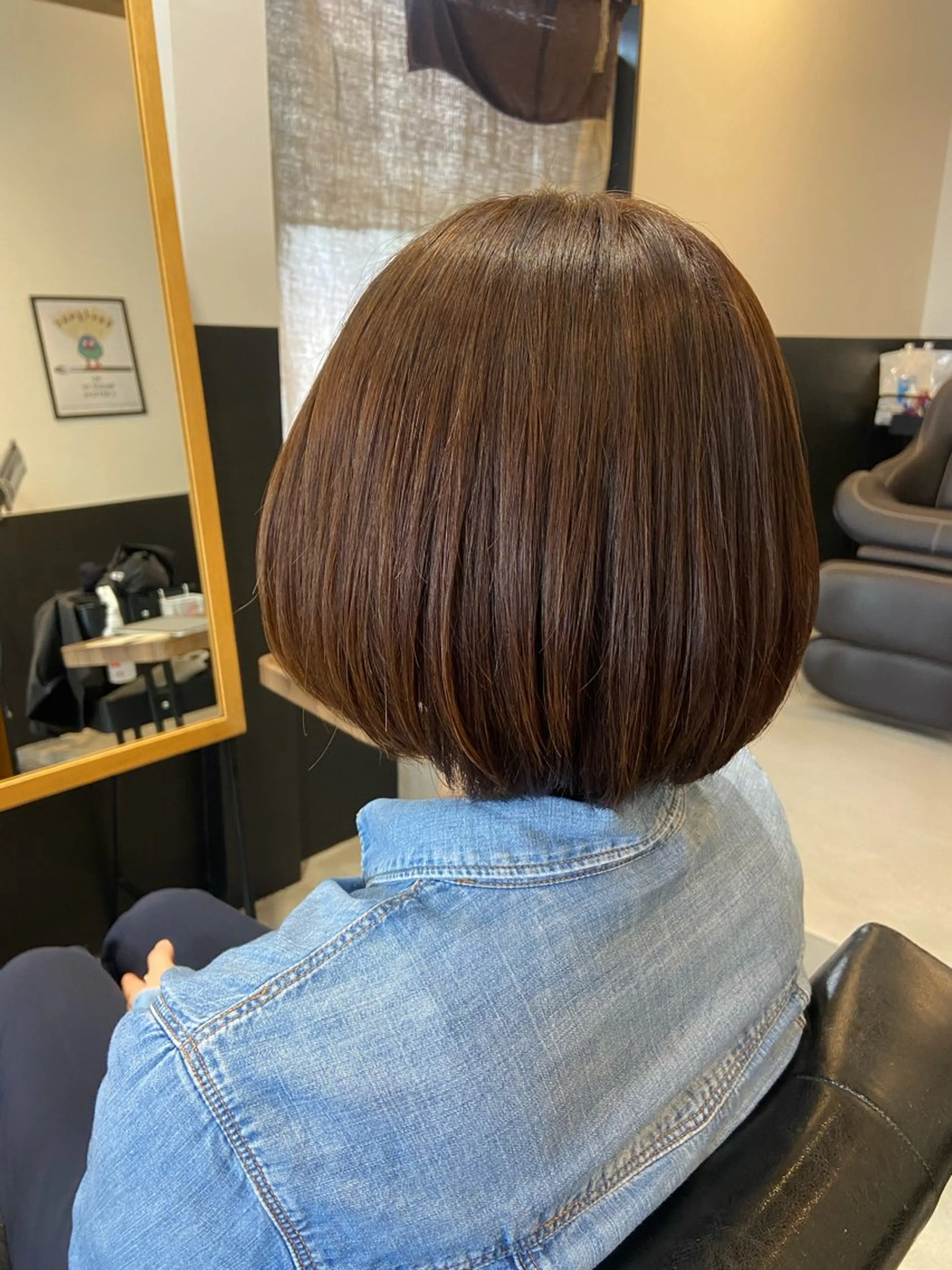 ショート ショートヘア 縮毛矯正 hair salon TOKUNAGA所属・💫縮毛矯正/ カット💫徳永あい子のヘアスタイル