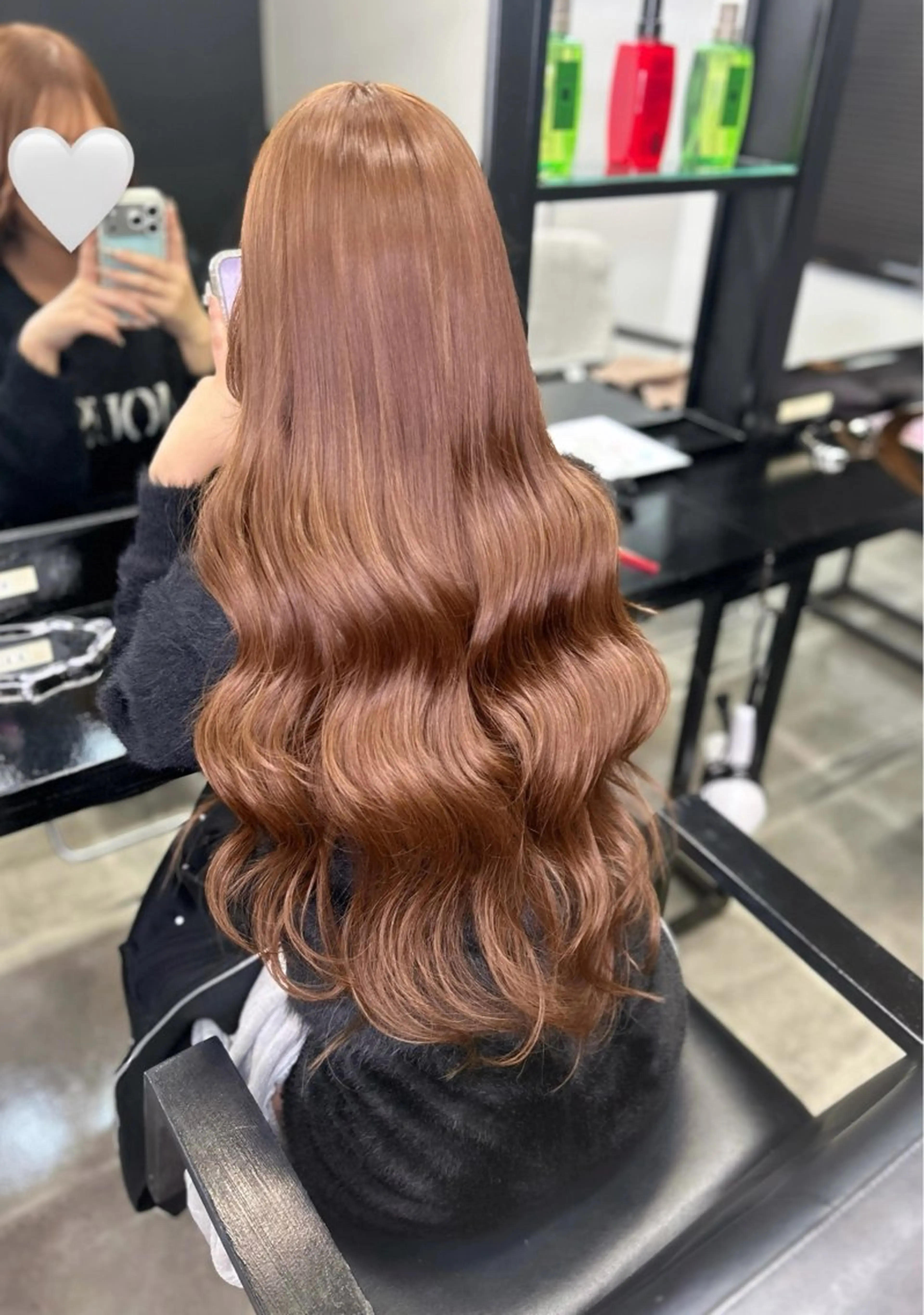 ロング カラー ブリーチ 透明感カラー ブリーチなしカラー エクステ ヘアカラー エクステ junna 🤍のヘアスタイル