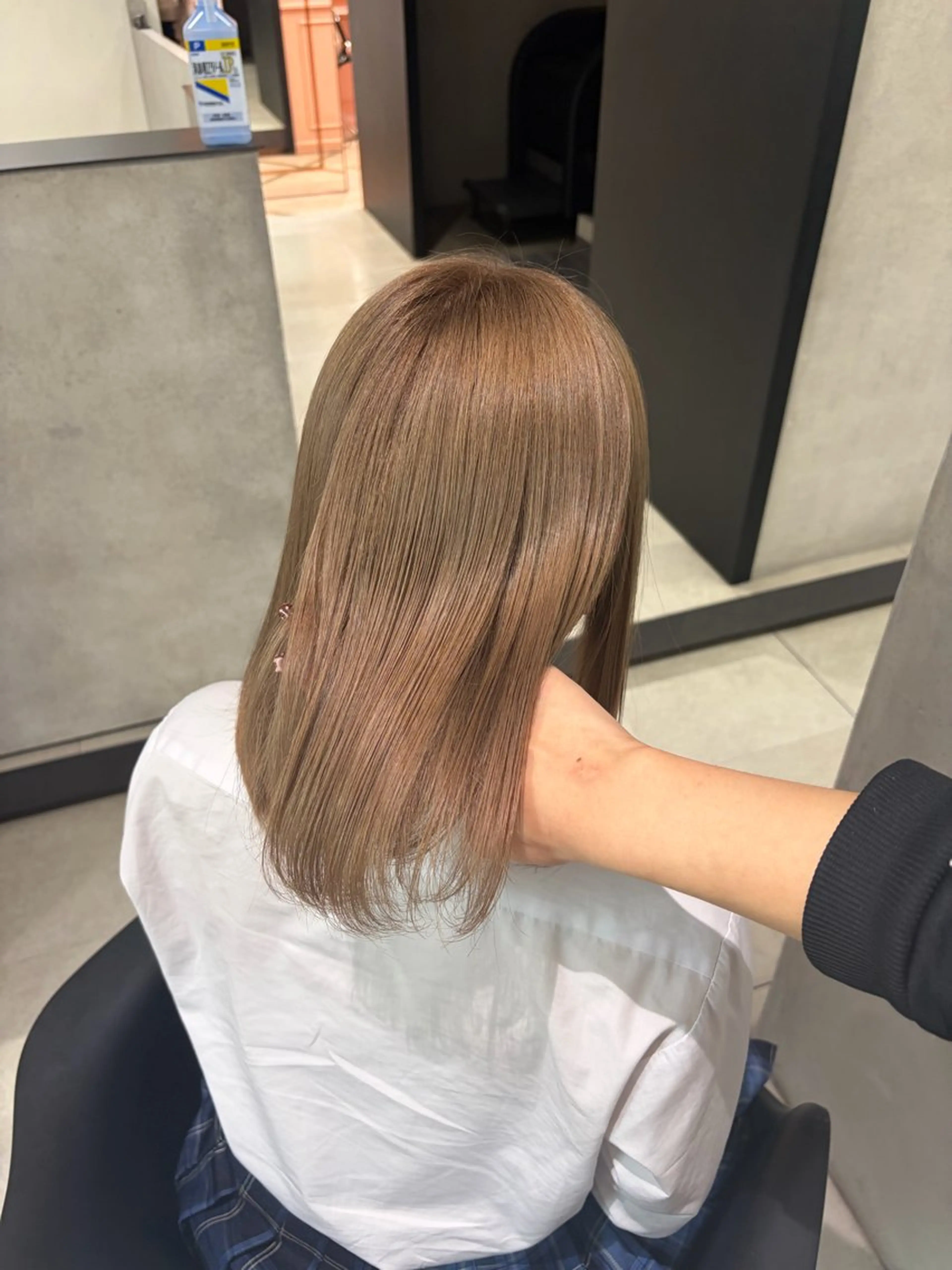 カラー ヘアカラー offwhite Nano🪩🧡のヘアスタイル