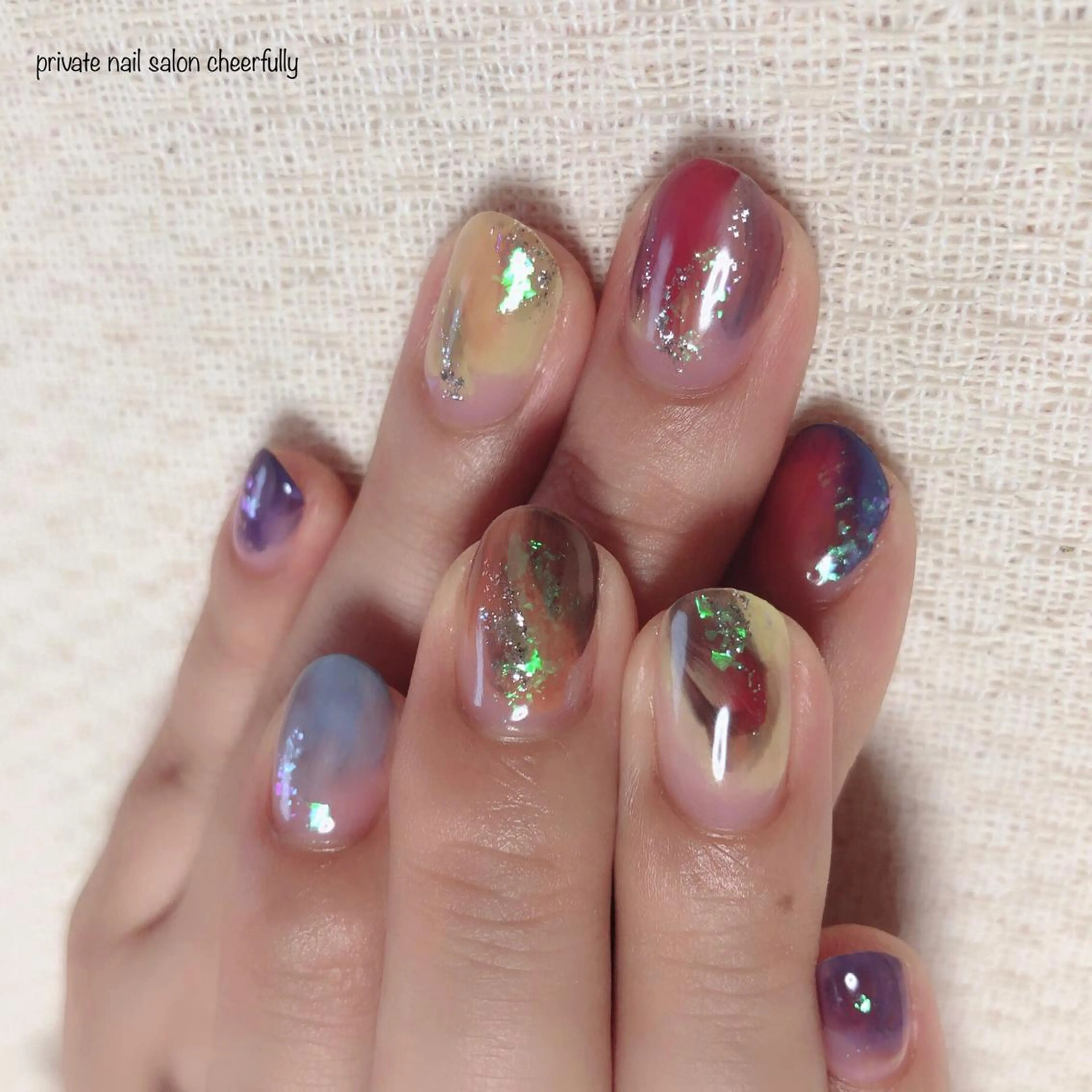 ネイル ハンドネイル ⭐️ cheerfullyのネイルデザイン