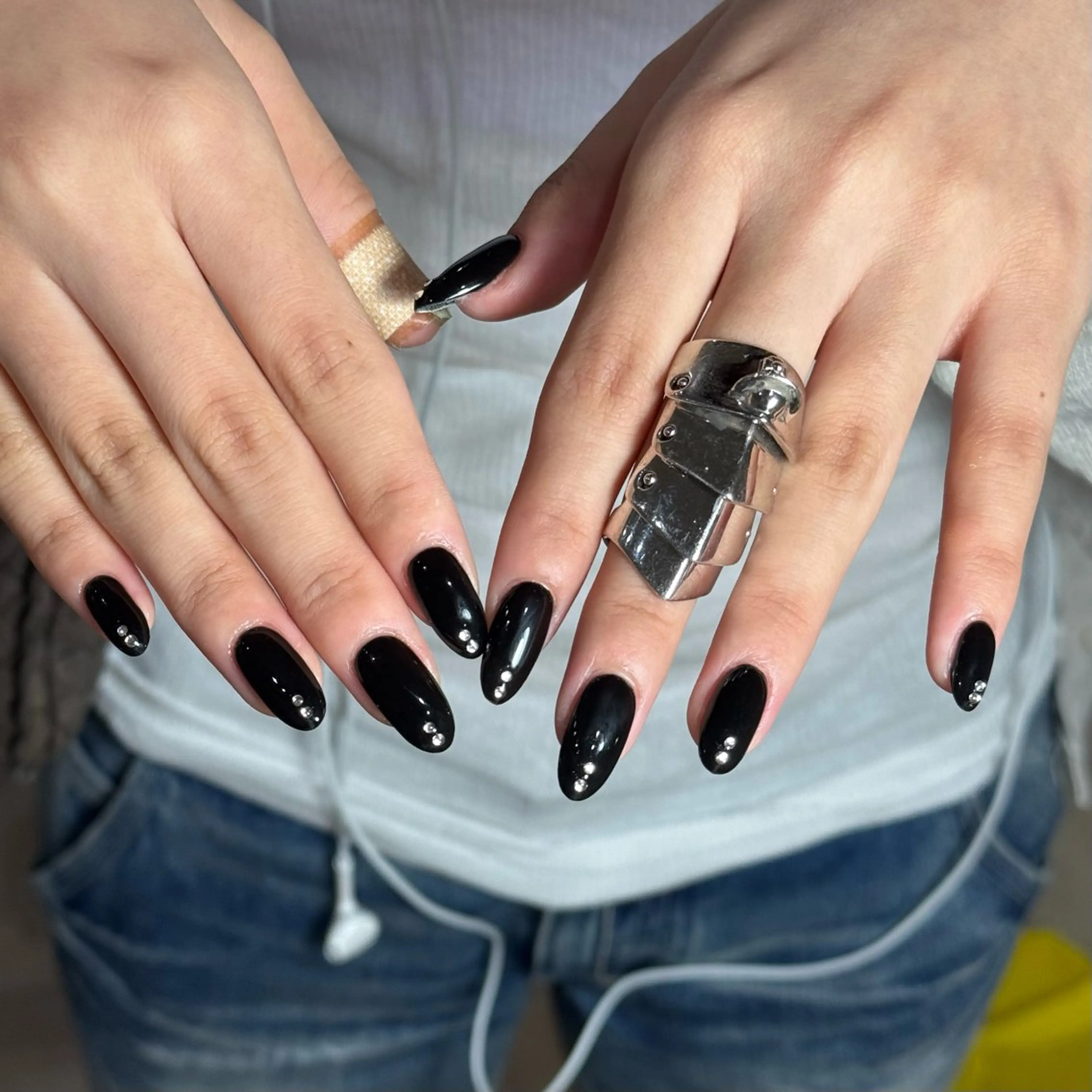 ネイル ストーンネイル Tagi Nail 銀座のネイルデザイン