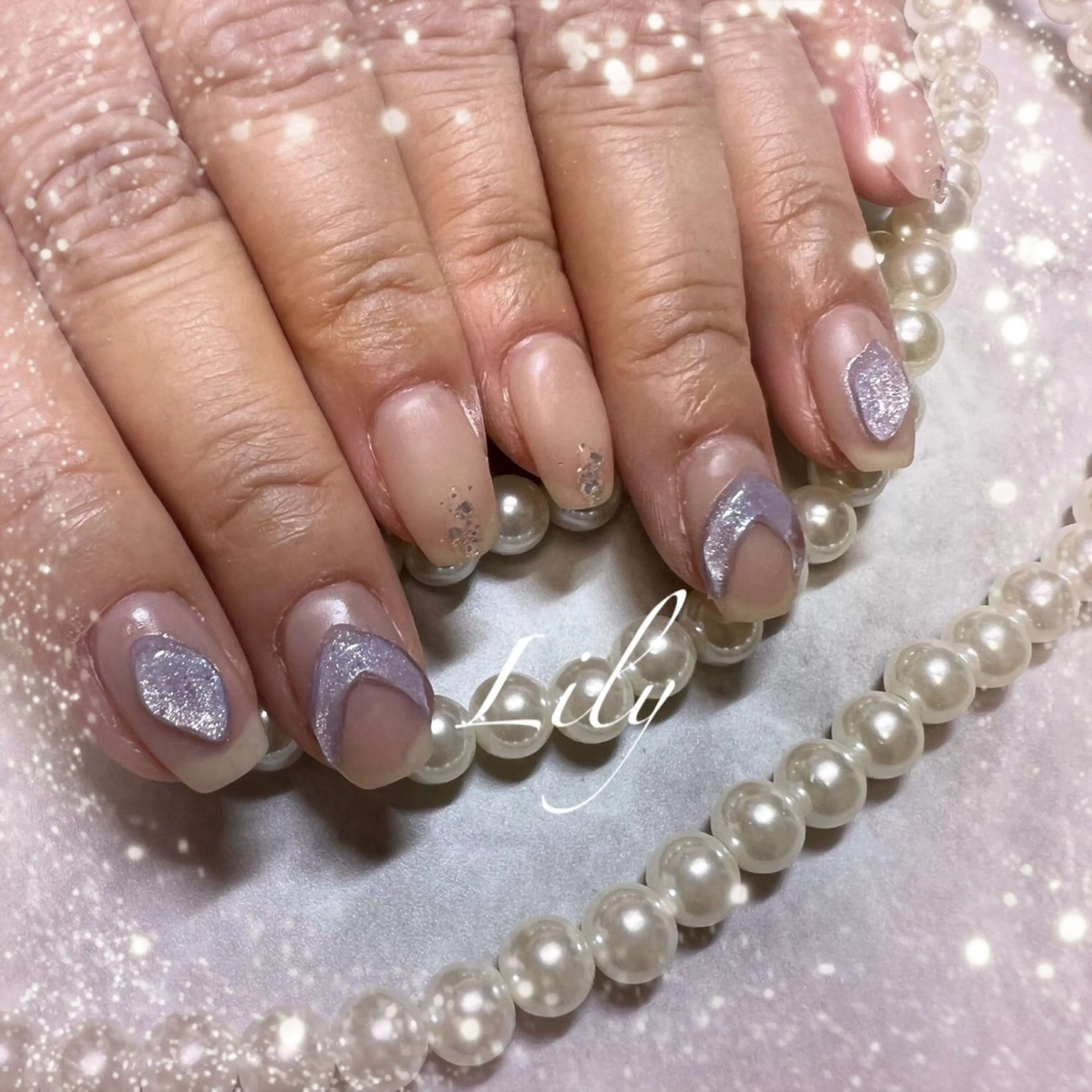 ネイル ハンドネイル Lily*nail 🌻Mii🌻のネイルデザイン