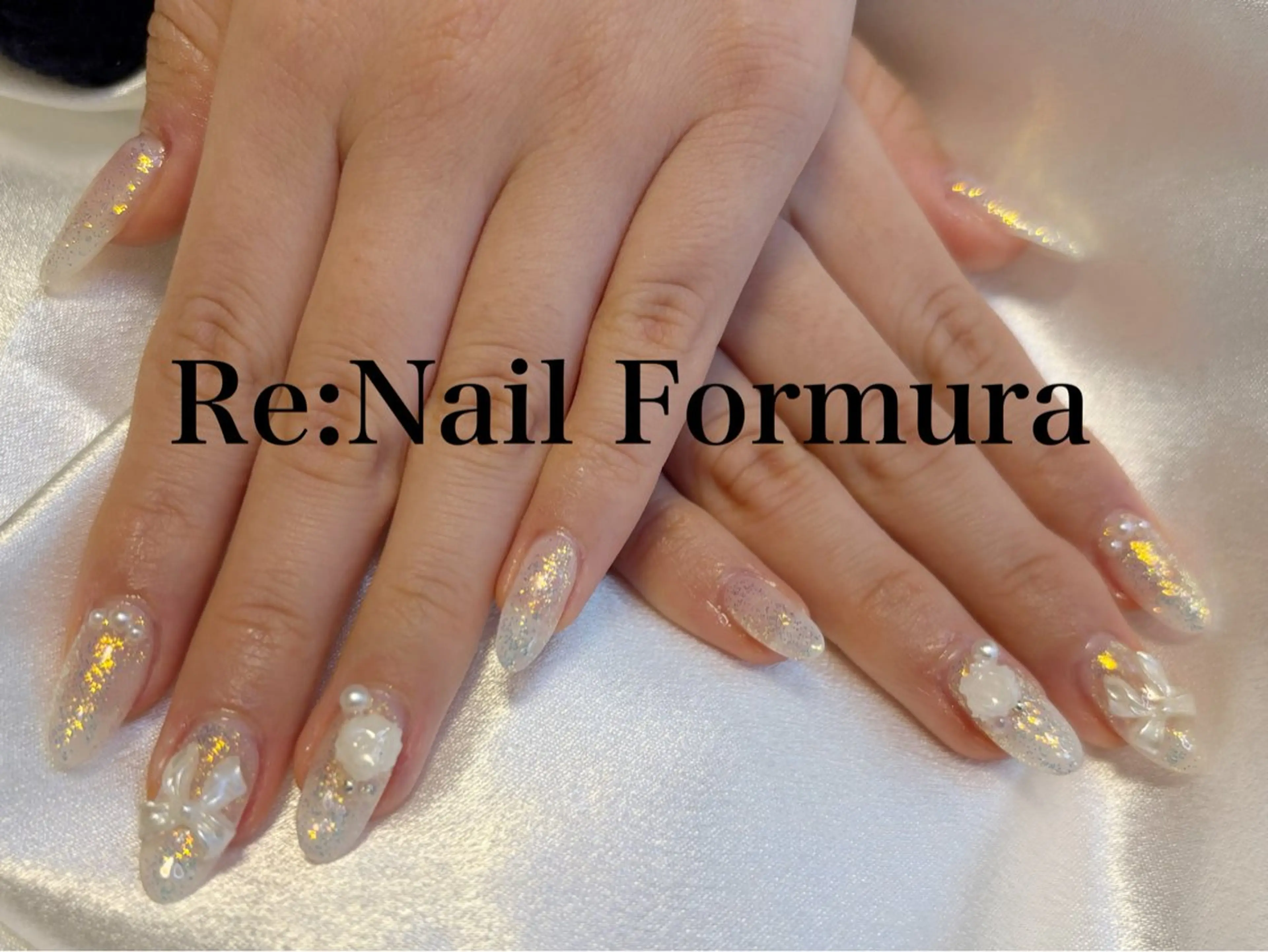 セミロング ハンドネイル Re:Nail Formula所属・kido chieのネイルデザイン