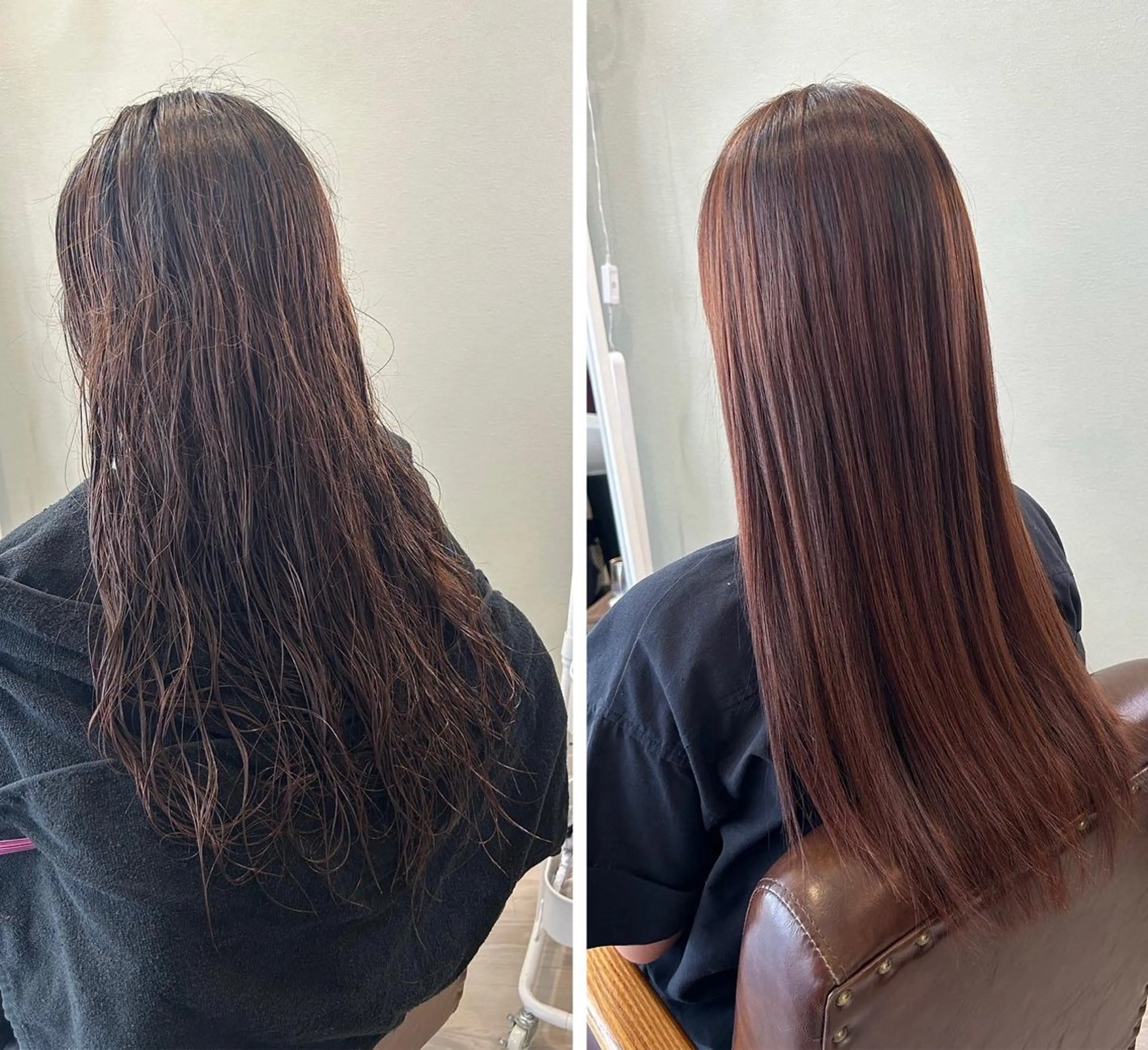 カット×ストレート×髪質改善トリートメント＊ストレートと同時に髪質改善トリートメントをしていきます。の写真