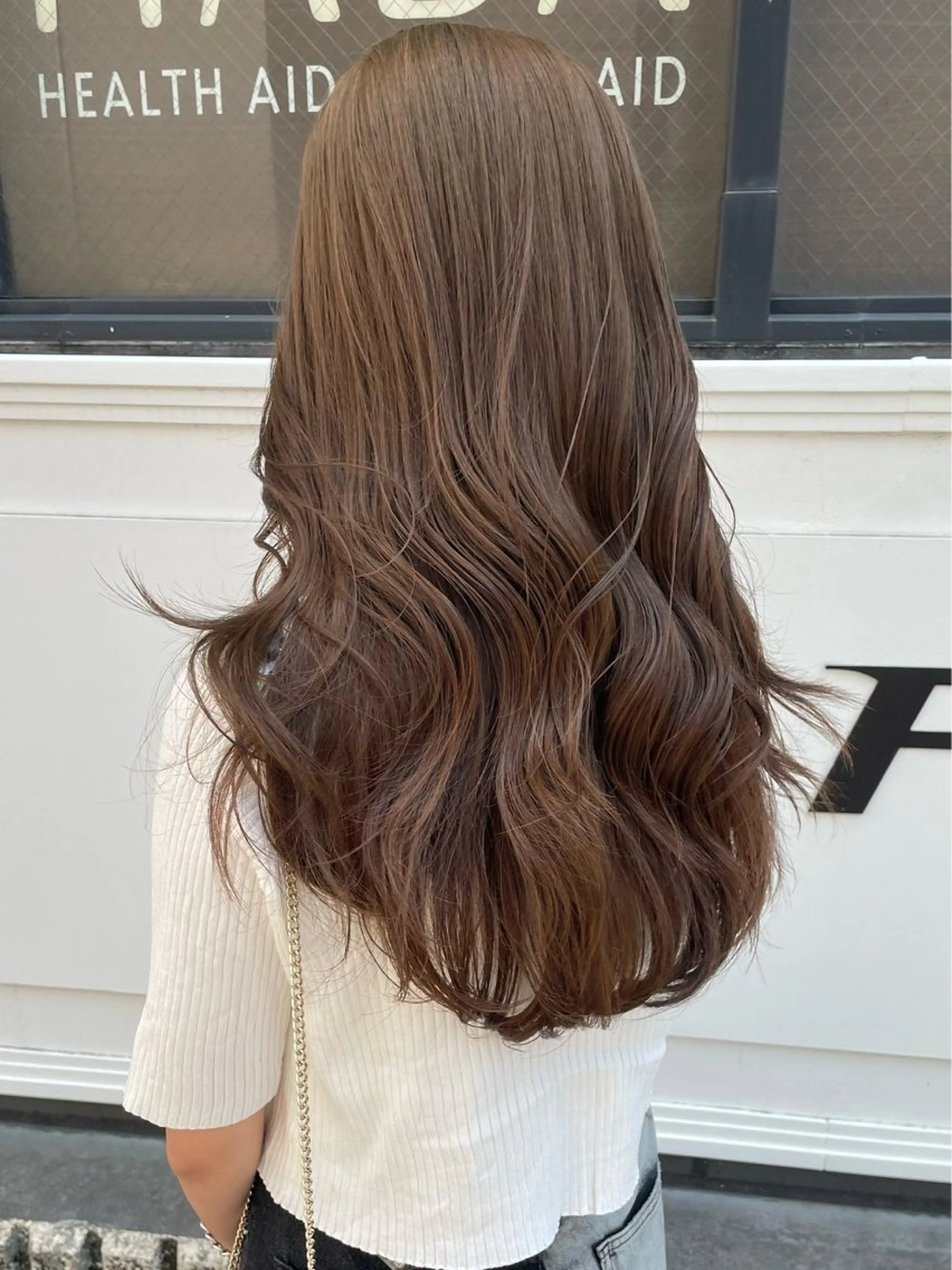 ロング カラー ParveMix 岡本えりかのヘアスタイル