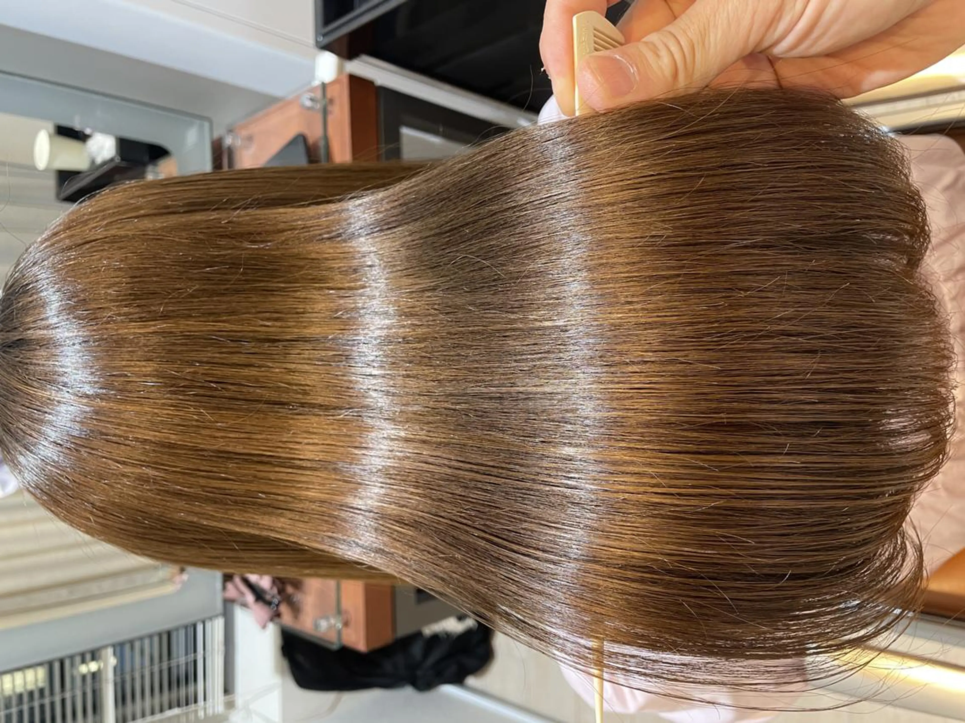 セミロング 髪質改善 縮毛矯正 酸性ストレート カット ヘアカラー トリートメント 大人女性特化|北千住 ・艶髪|JIROのヘアスタイル