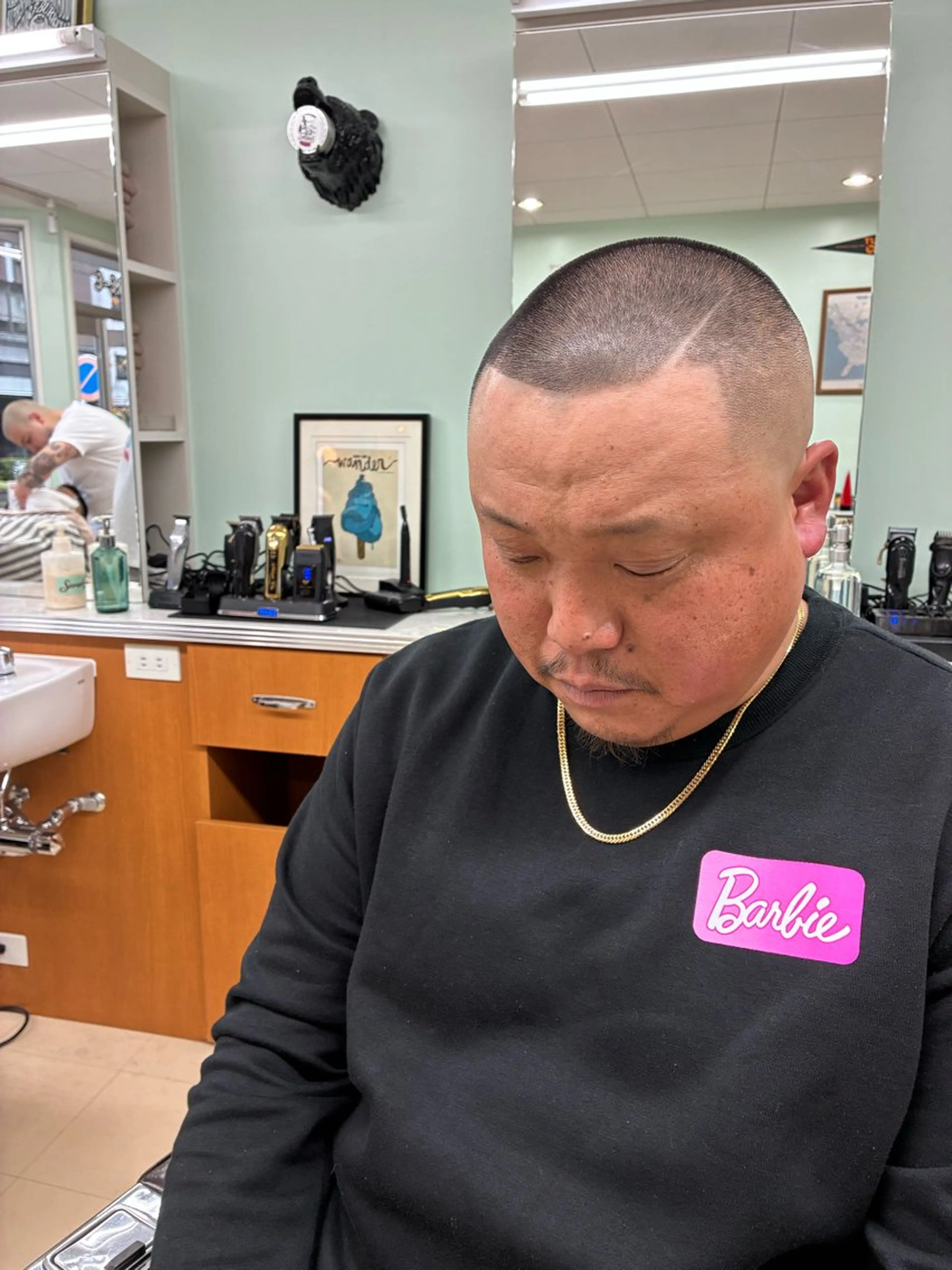 ショート barberspoint所属・💈フェードカット なす💈のヘアスタイル