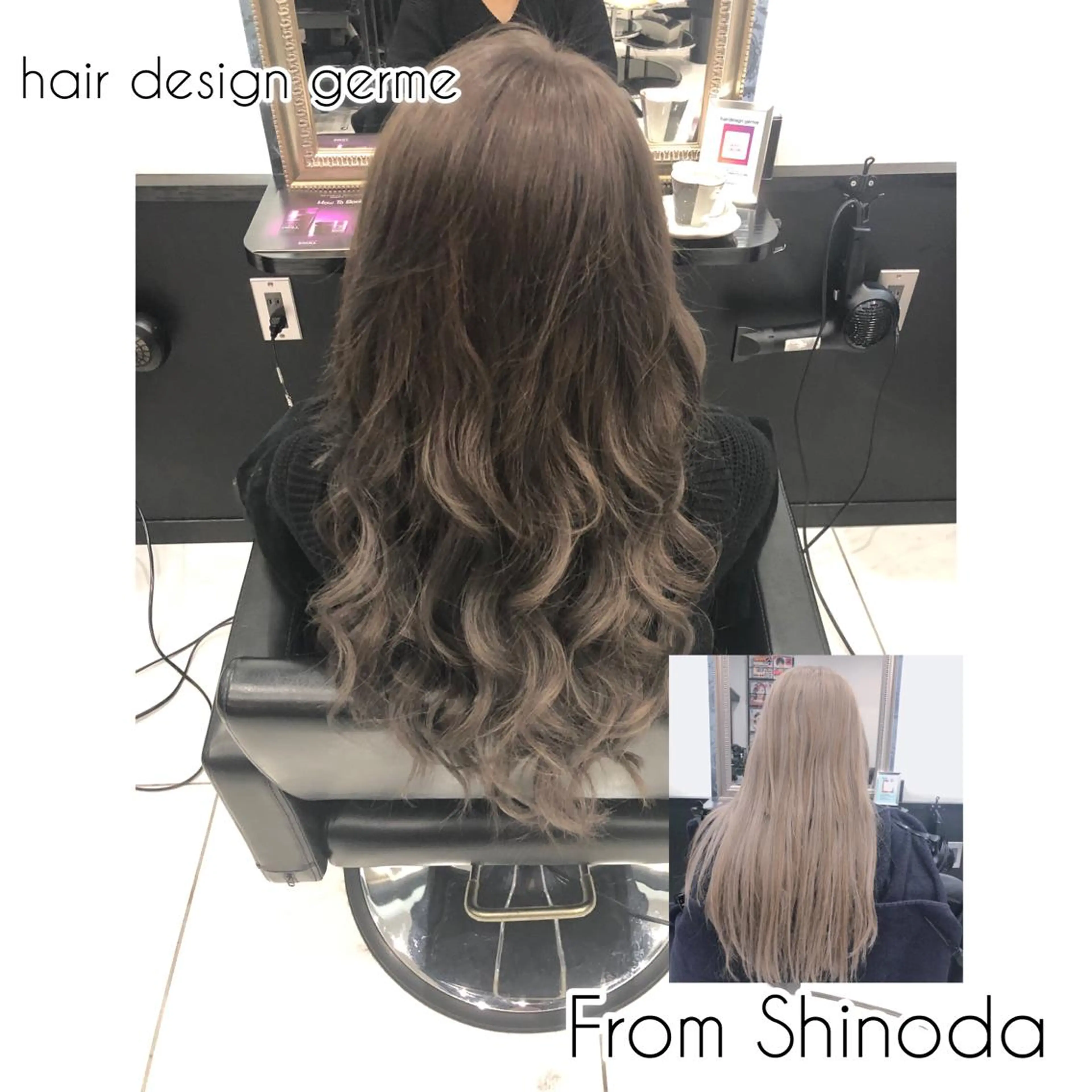 カラー 🦖店長🦖pino #しのだスペシャルのヘアスタイル