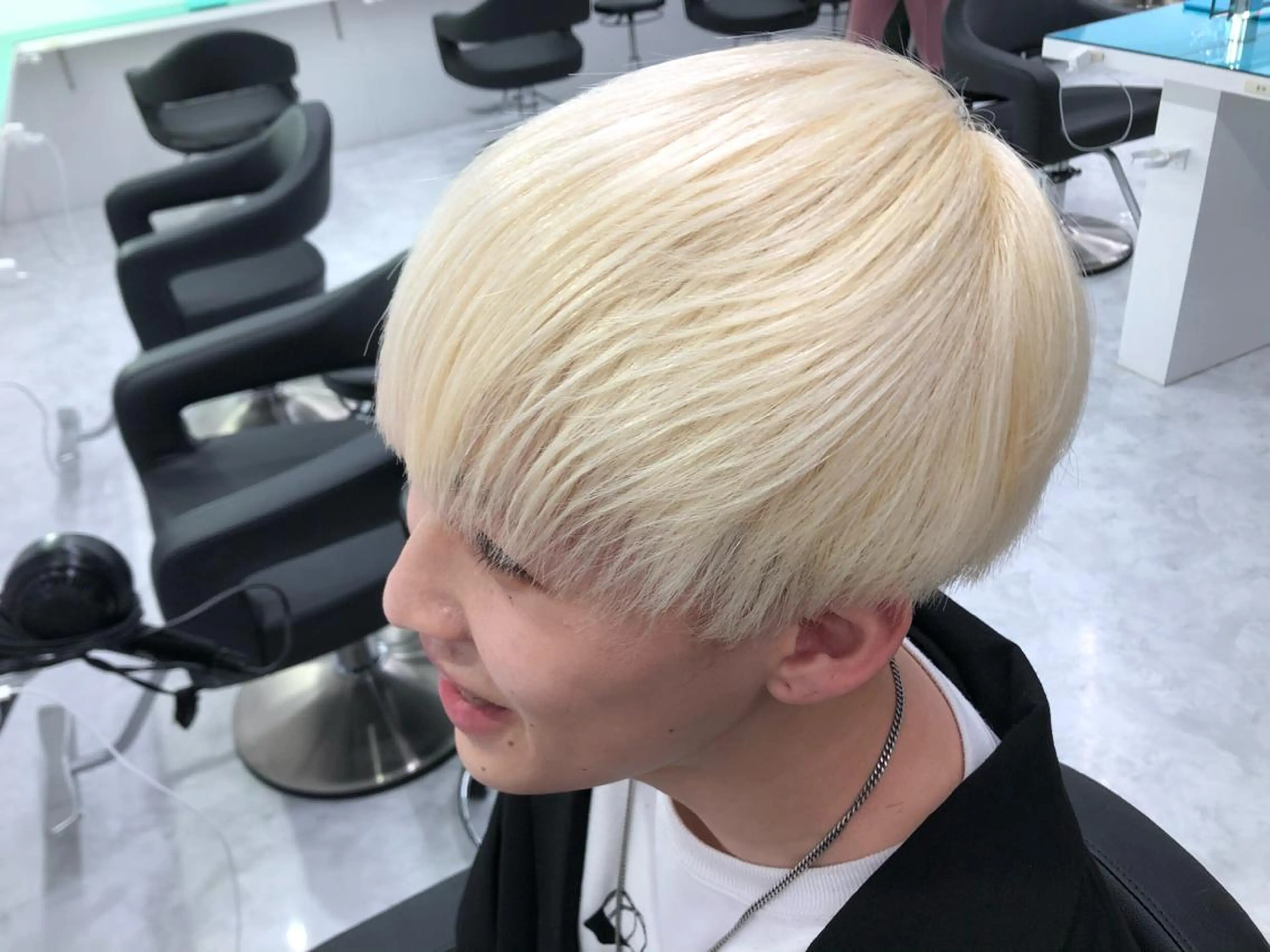 カラー メンズ BABY 艶髪暗髪ヘア💖達人のヘアスタイル
