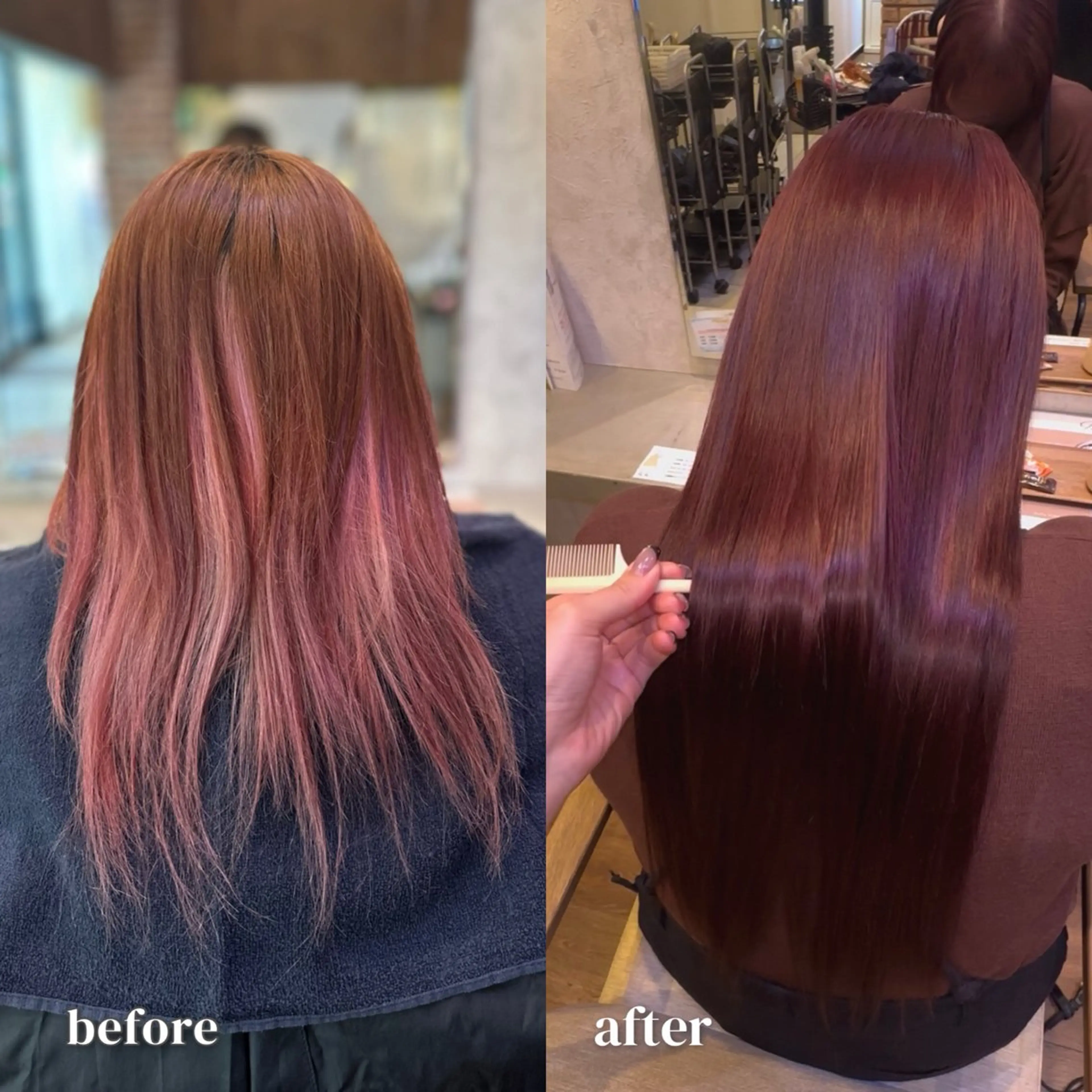 梅田 夢七のヘアスタイル