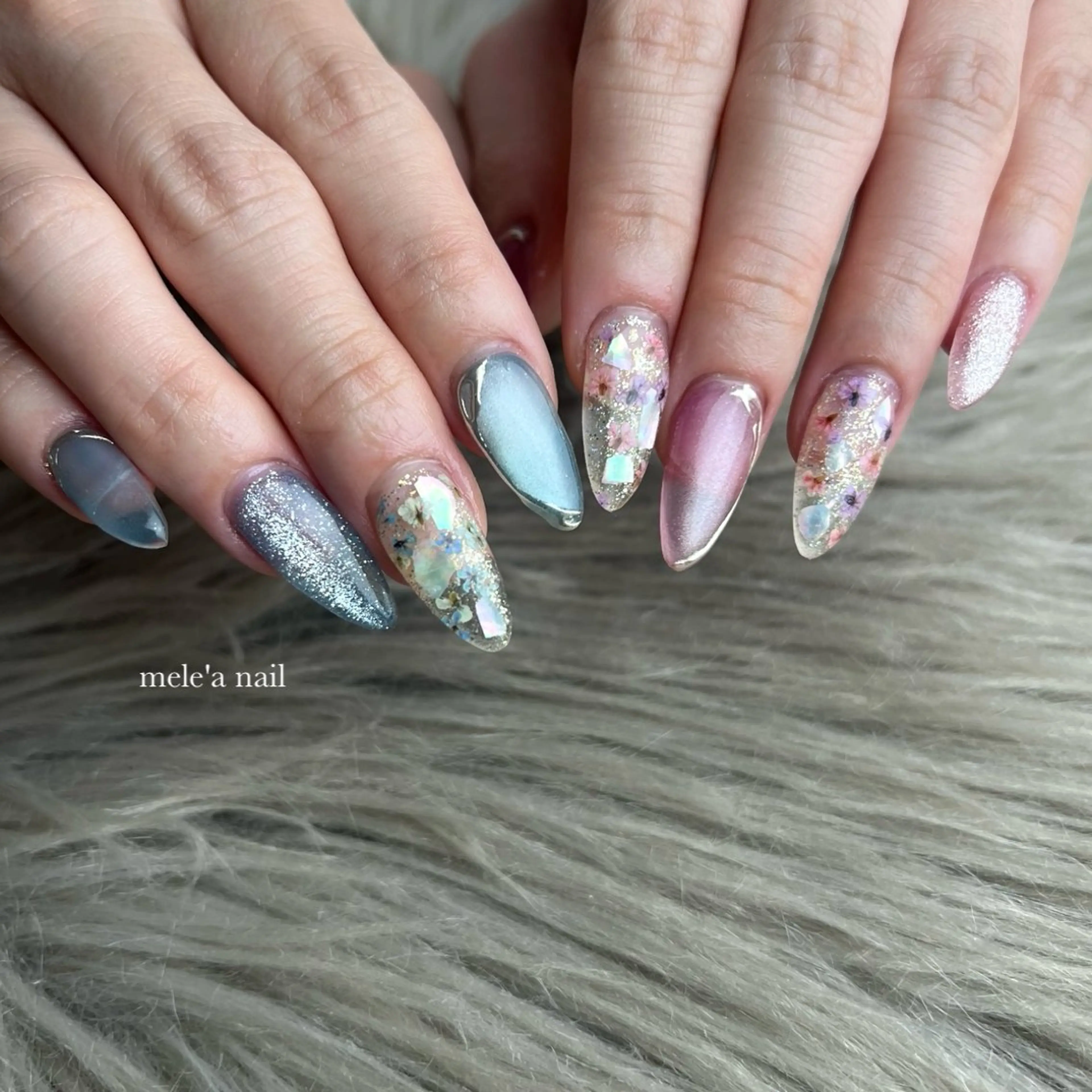 ネイル マグネットネイル miho meléanailのネイルデザイン