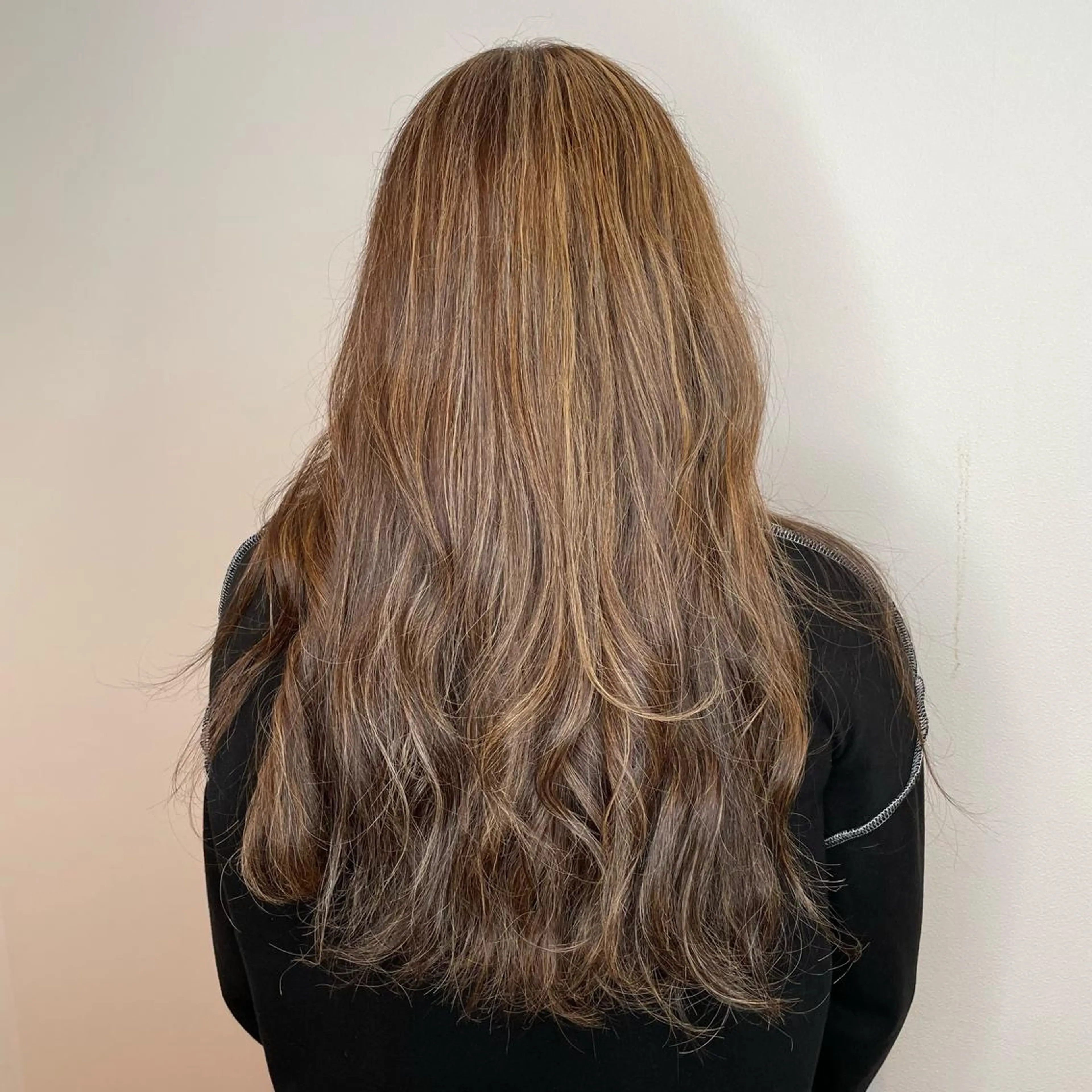 ロング ボブ ハイライト SOYON船橋店 西澤元気のヘアスタイル