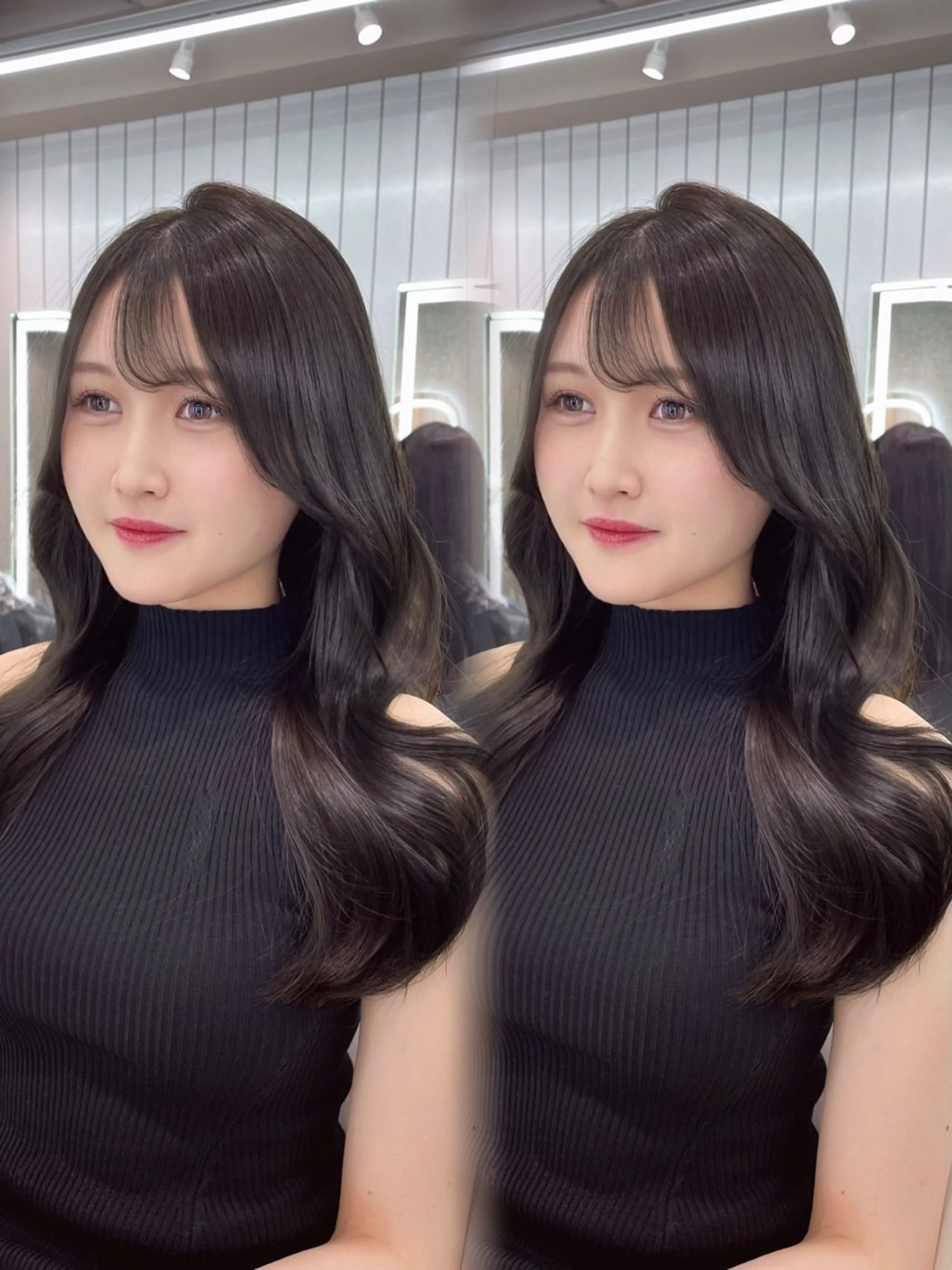 セミロング カラー カット ヘアカラー トリートメント 縮毛矯正ブリーチなし 🍒❤ゆうきのヘアスタイル