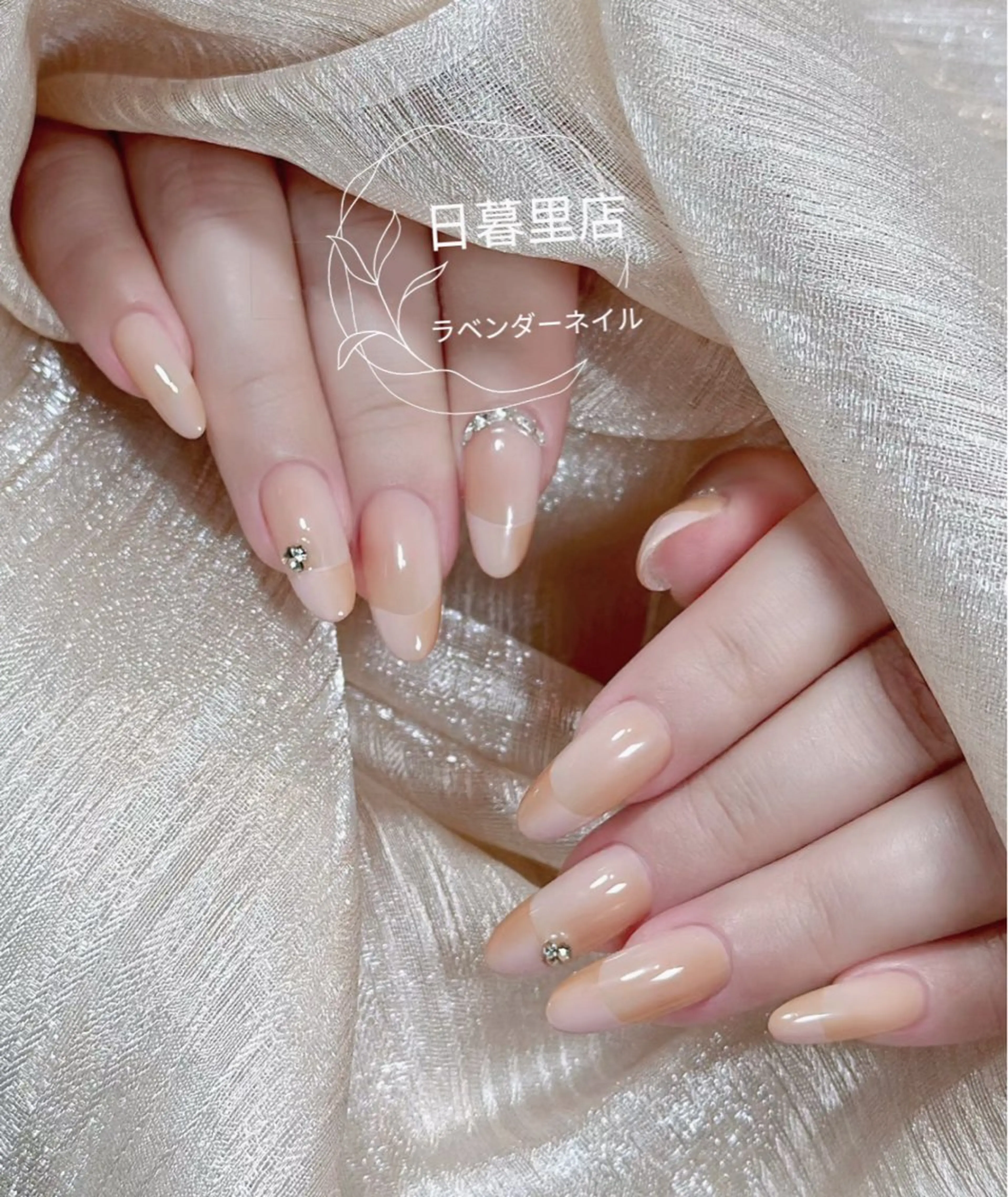 ネイル ハンドネイル ラベンダー💖日暮里 ルル💖ネイルのネイルデザイン