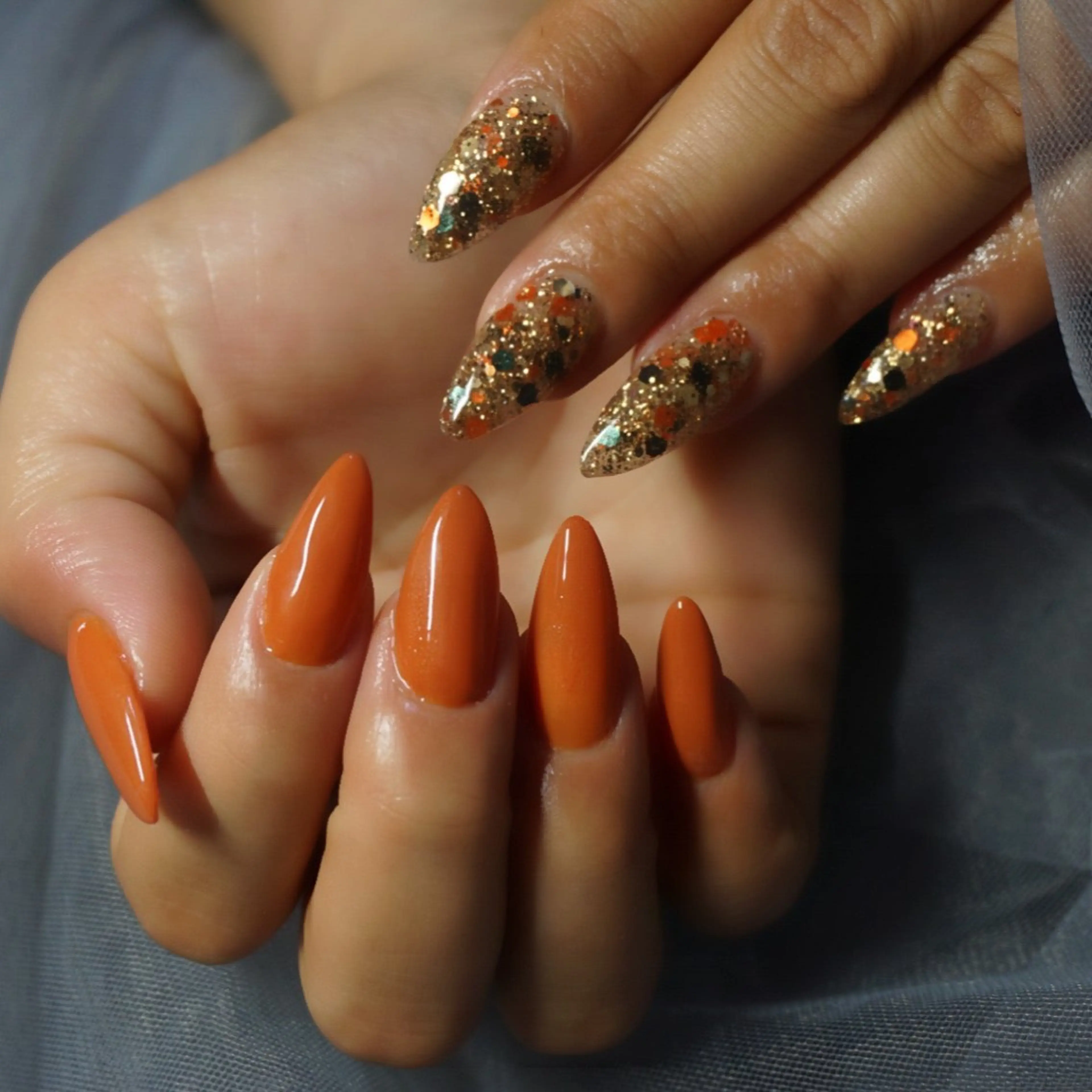 ネイル ラメ(グリッター) スカルプネイル nail salon Be.のネイルデザイン