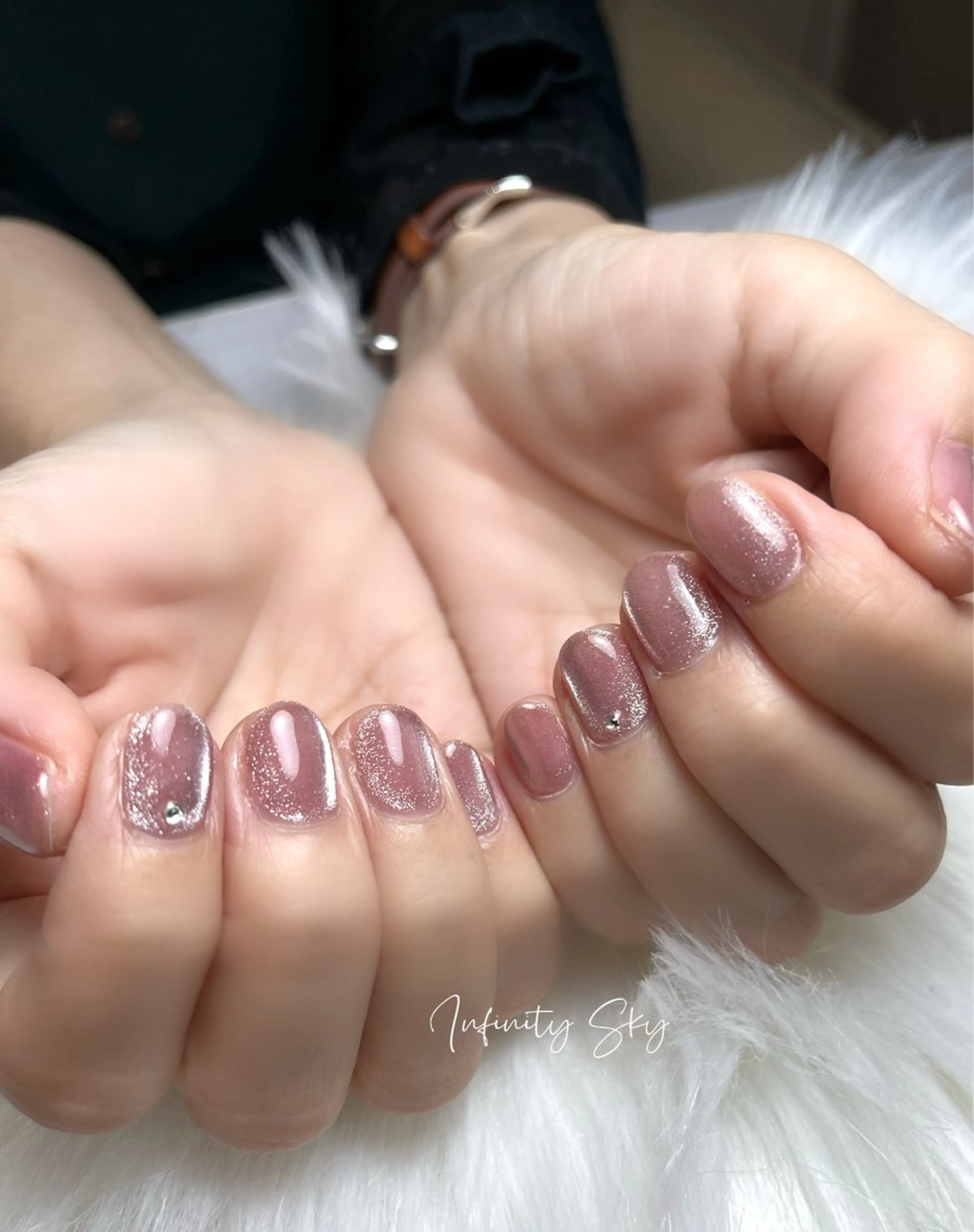 ネイル マグネットネイル infinity skyのネイルデザイン