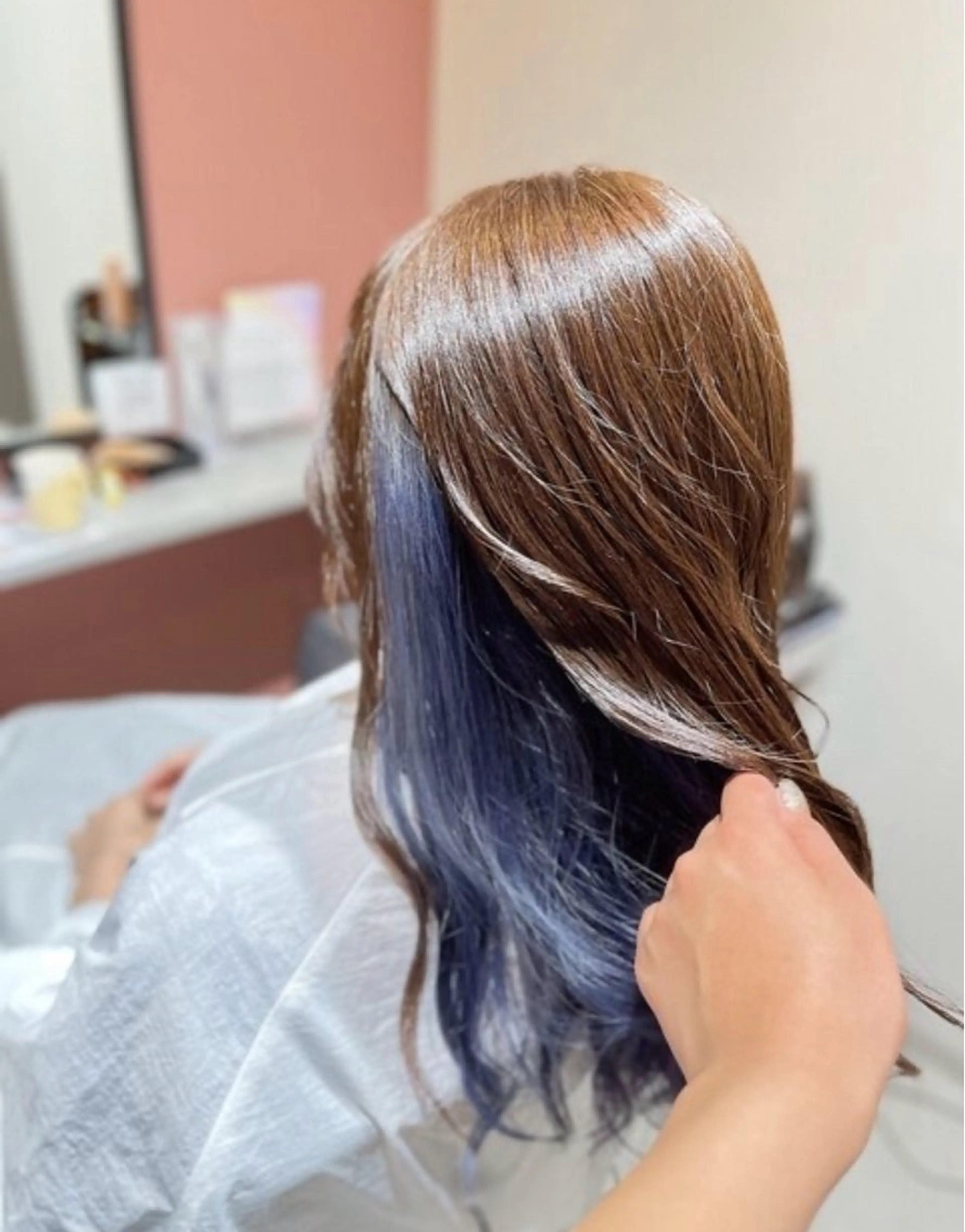 カラー ヘアカラー 梶 瑞希のヘアスタイル