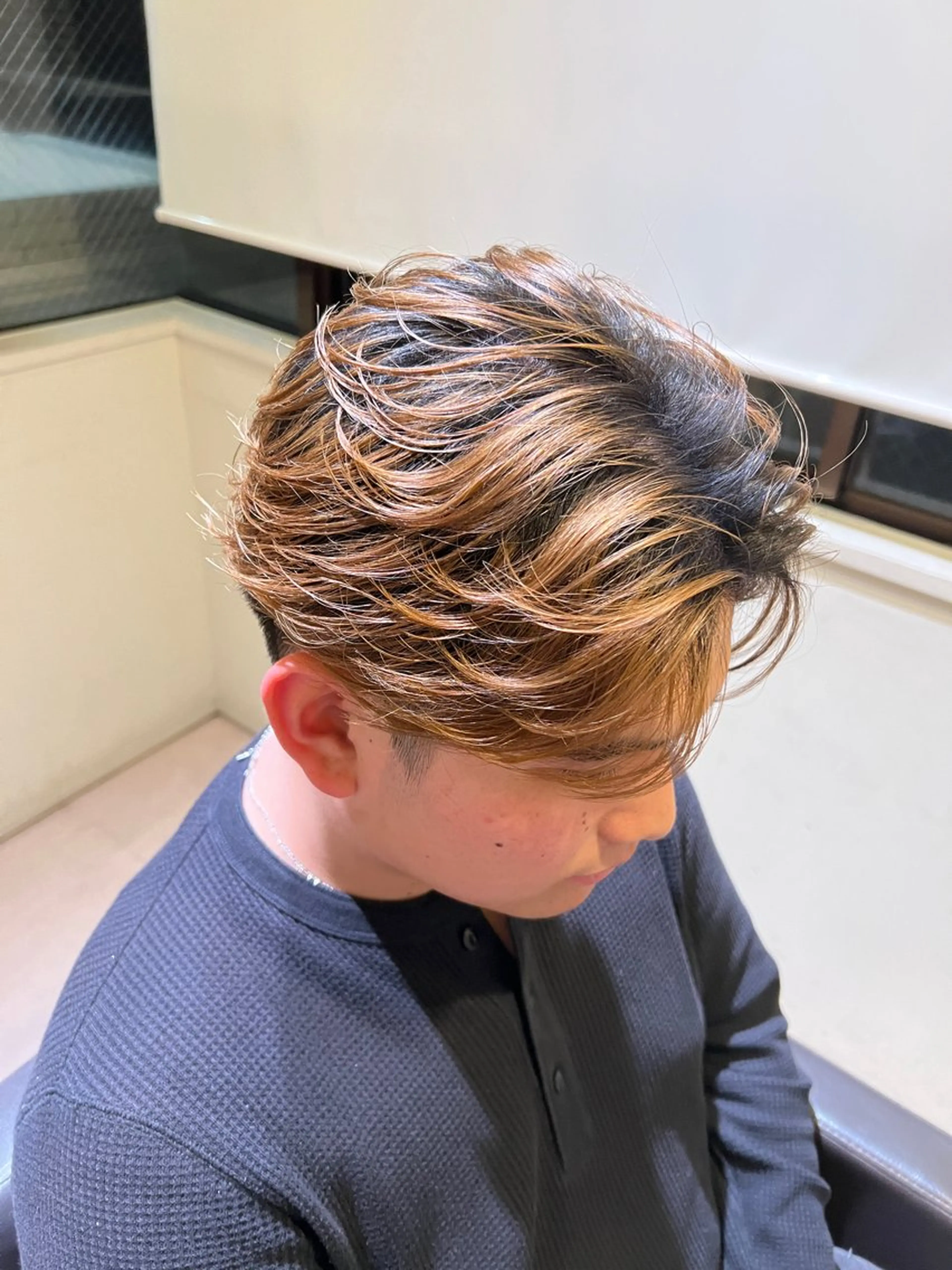 ショート パーマ メンズ フェザーパーマ メンズパーマ メンズパーマ特化型 ✂️Yusuke✂️のヘアスタイル