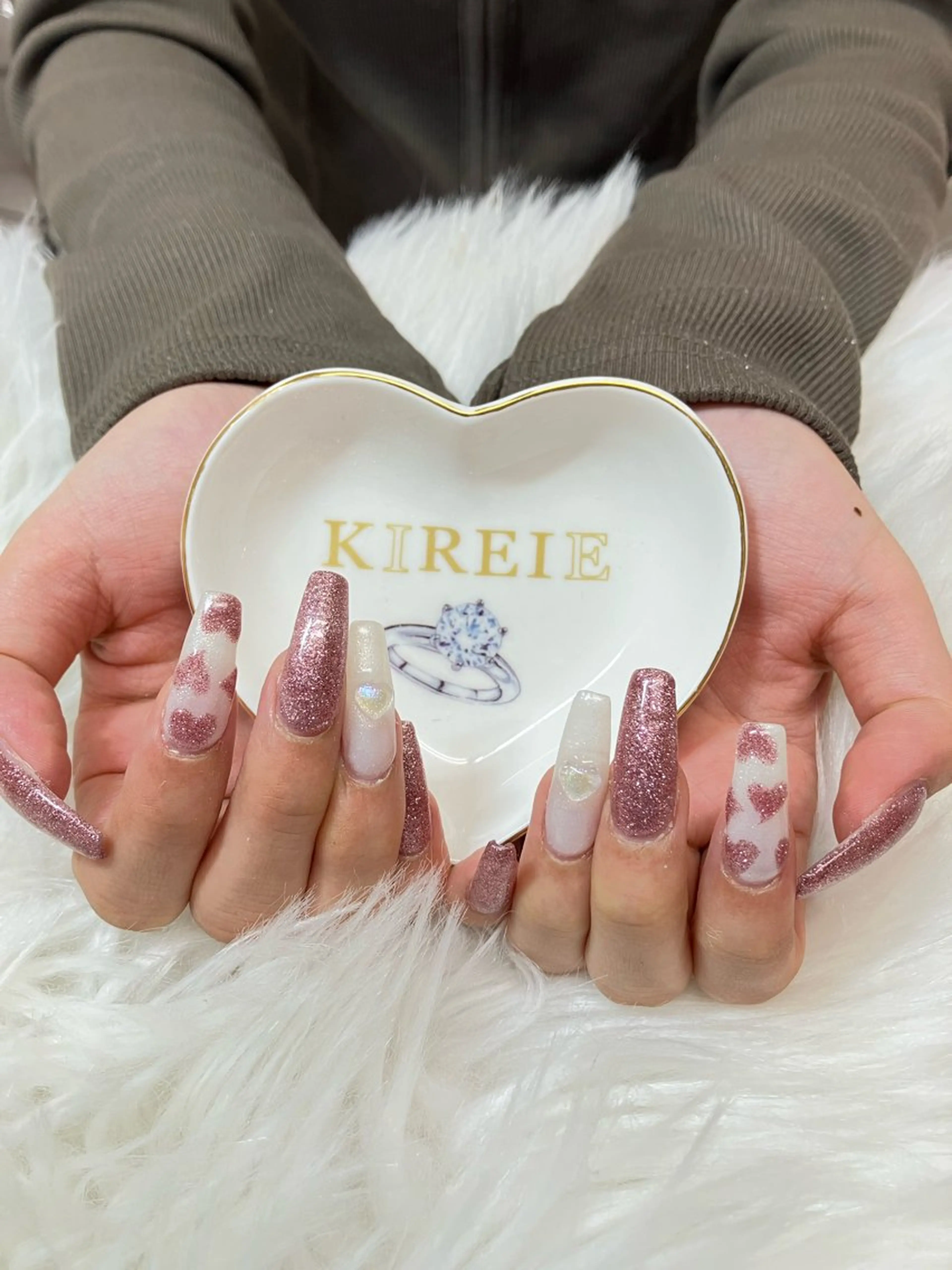 ネイル ハート NiuShe SERIのネイルデザイン